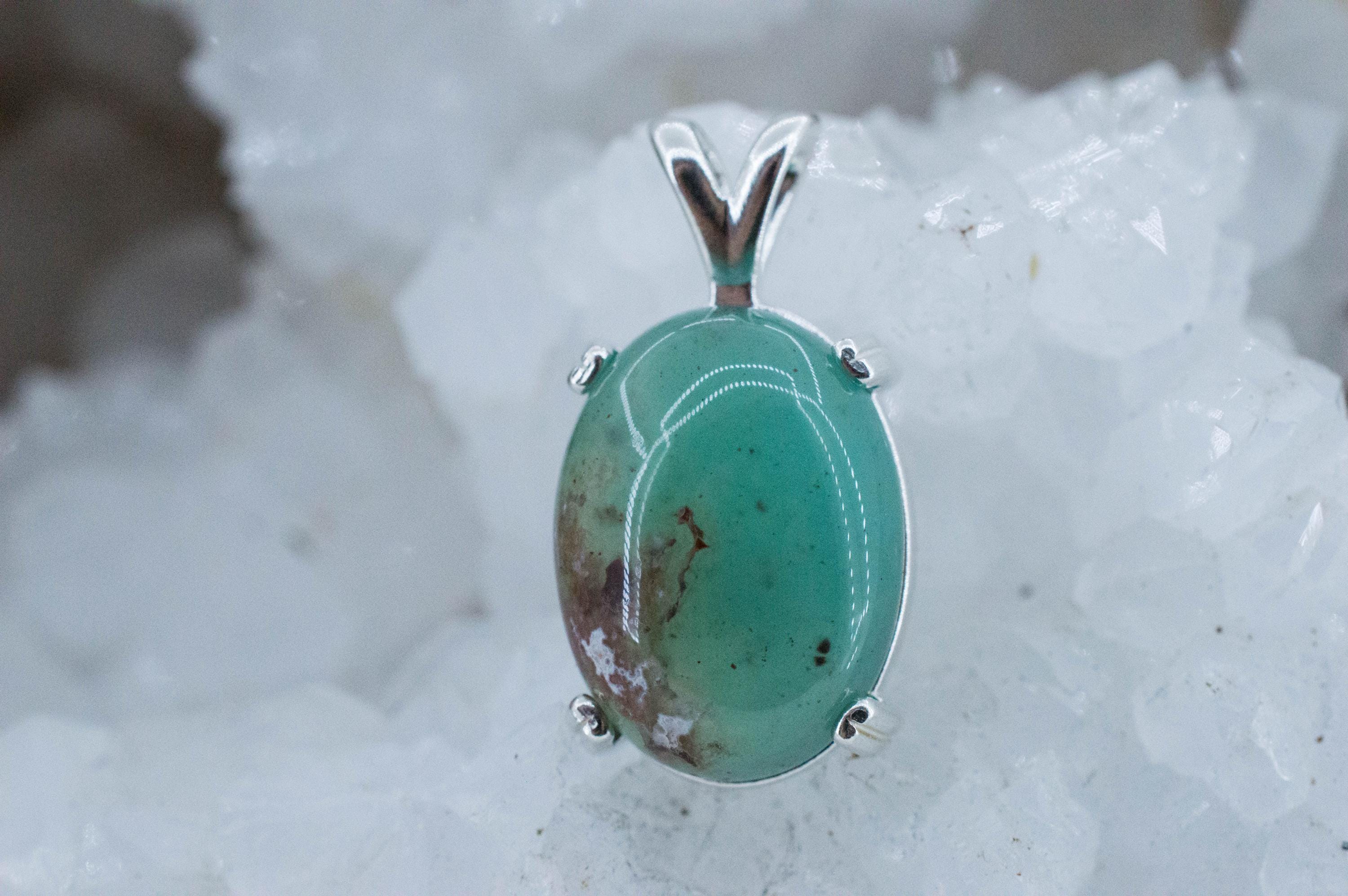 Aquaprase Pendant; Genuine Untreated African Aquaprase™; 14.360cts