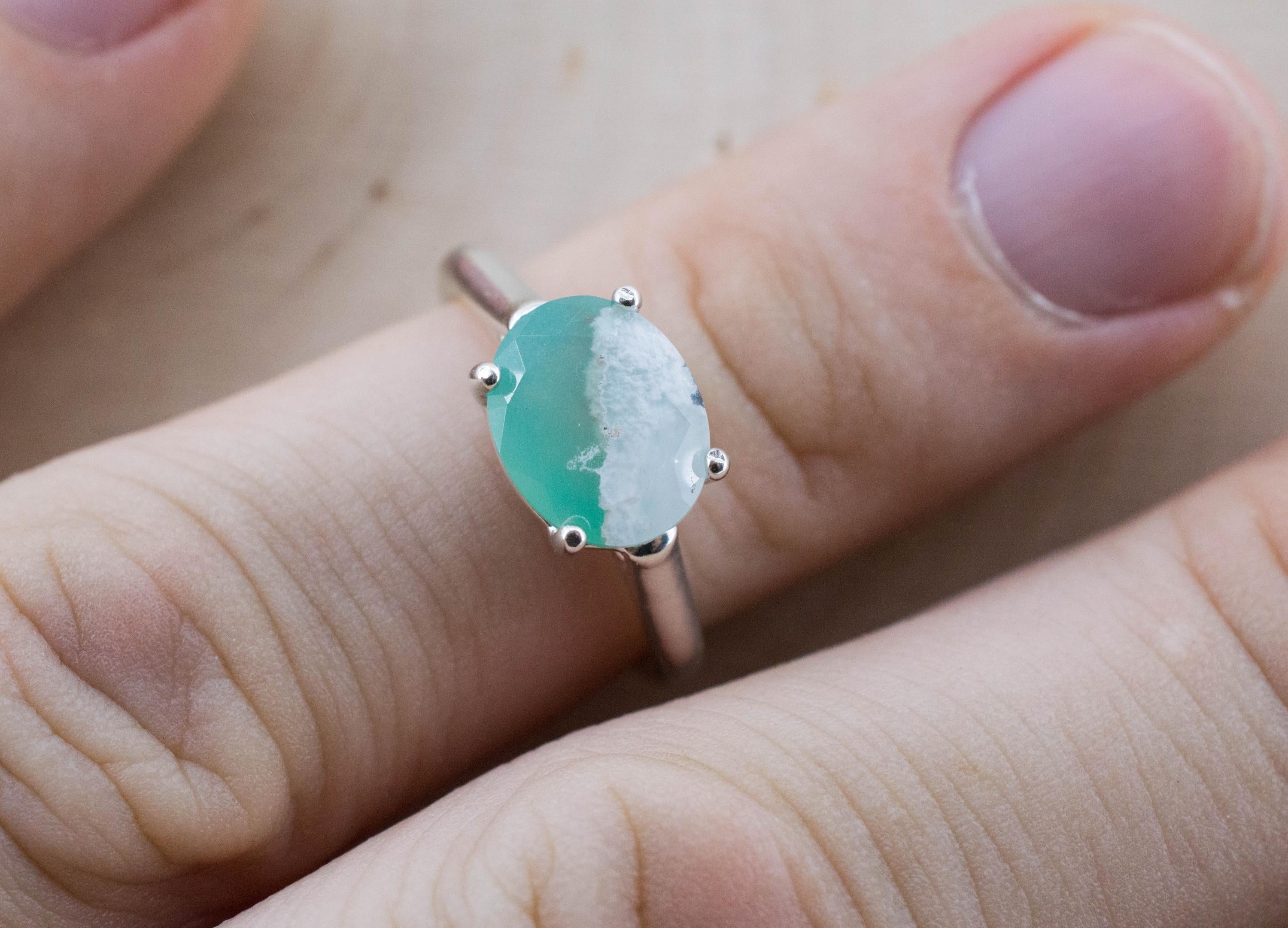 Aquaprase Ring, Natural Untreated African Aquaprase™; 2.260cts