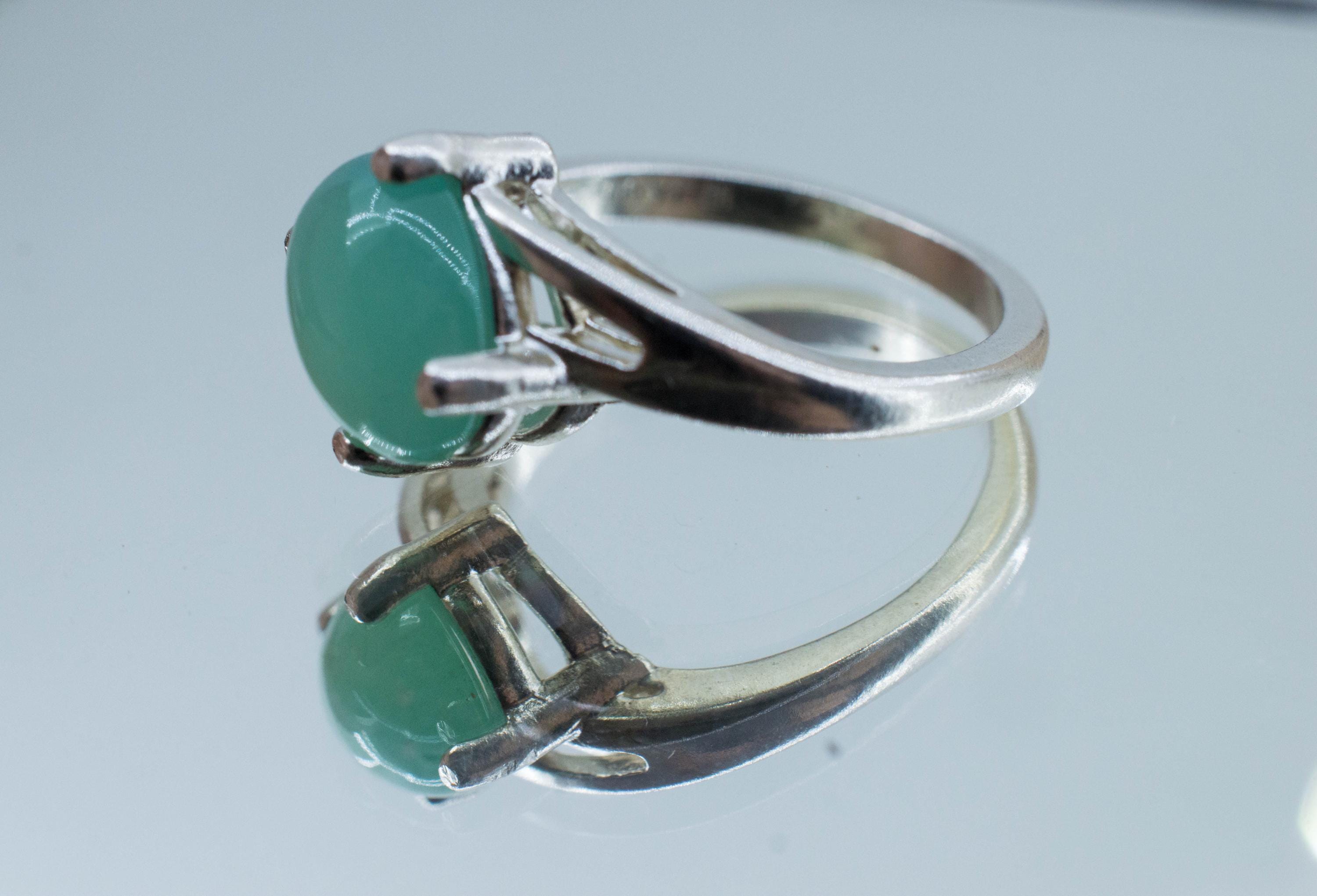 Aquaprase Ring, Natural Untreated African Aquaprase™; 2.660cts