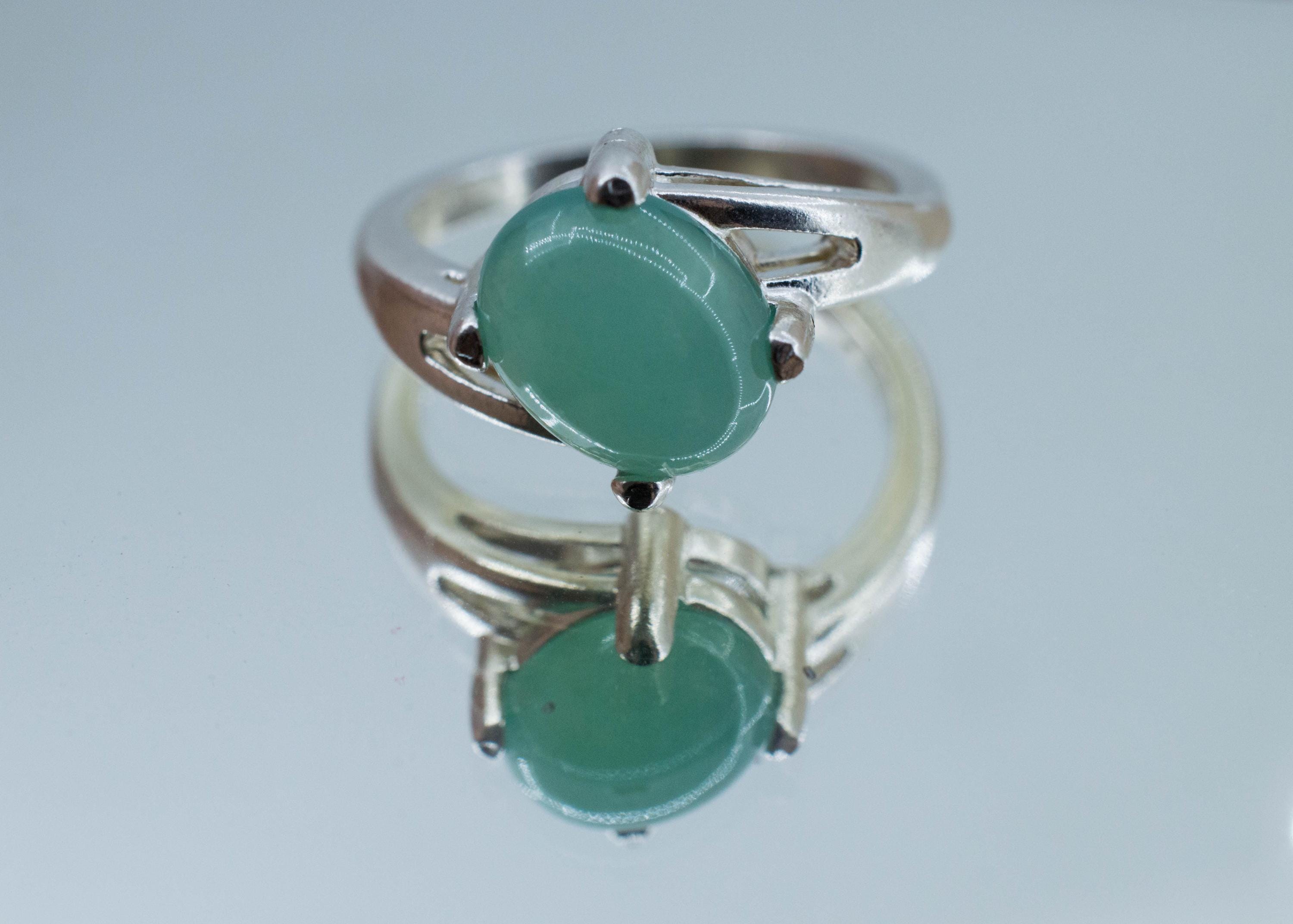 Aquaprase Ring, Natural Untreated African Aquaprase™; 2.660cts