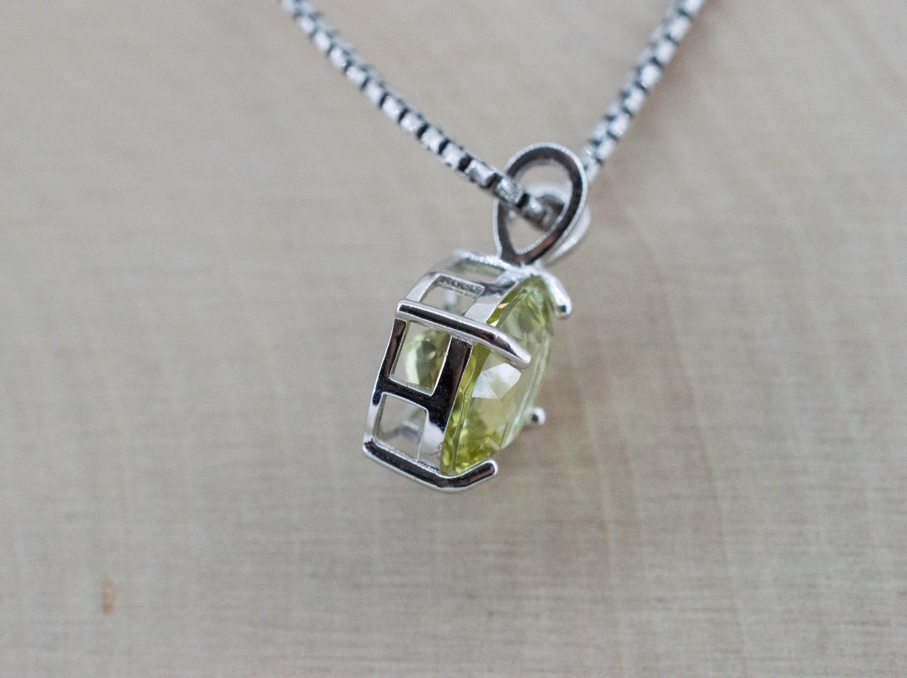 Yellow Apatite Pendant; Natural Untreated Mexico Apatite; 3.360cts