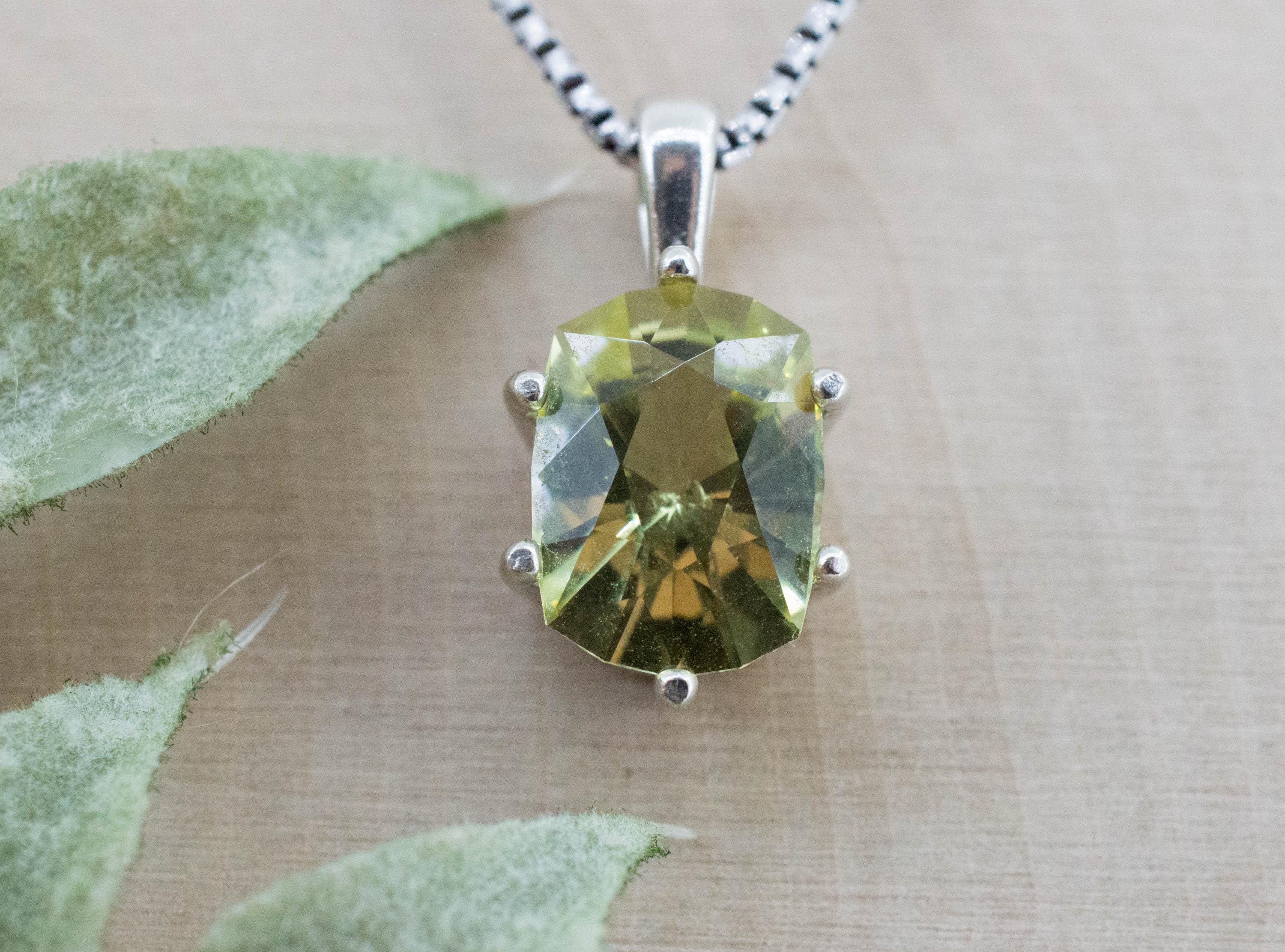 Yellow Apatite Pendant; Natural Untreated Mexico Apatite; 4.030cts