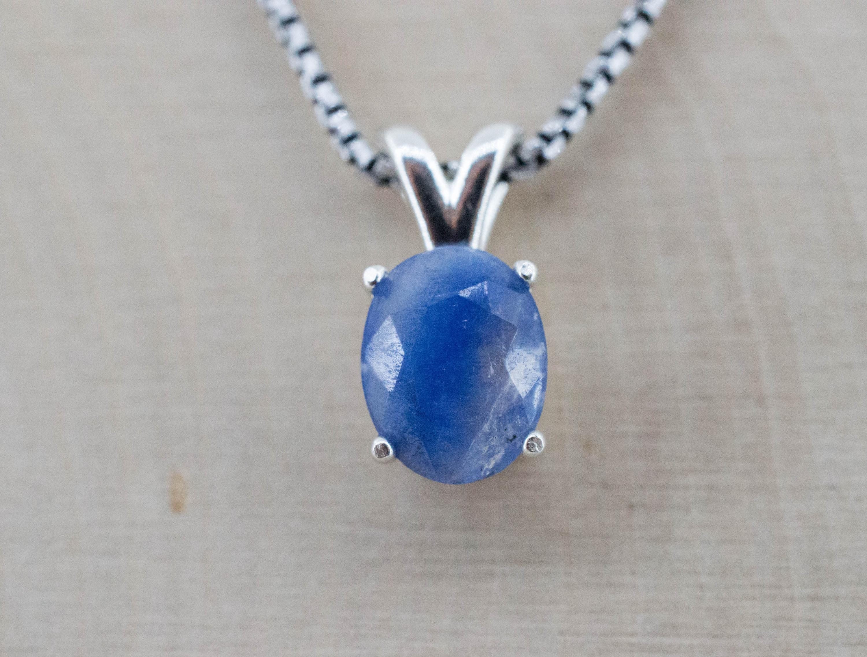 Dumortierite Quartz Pendant; Natural Untreated Brazil Dumortierite; 1.425cts