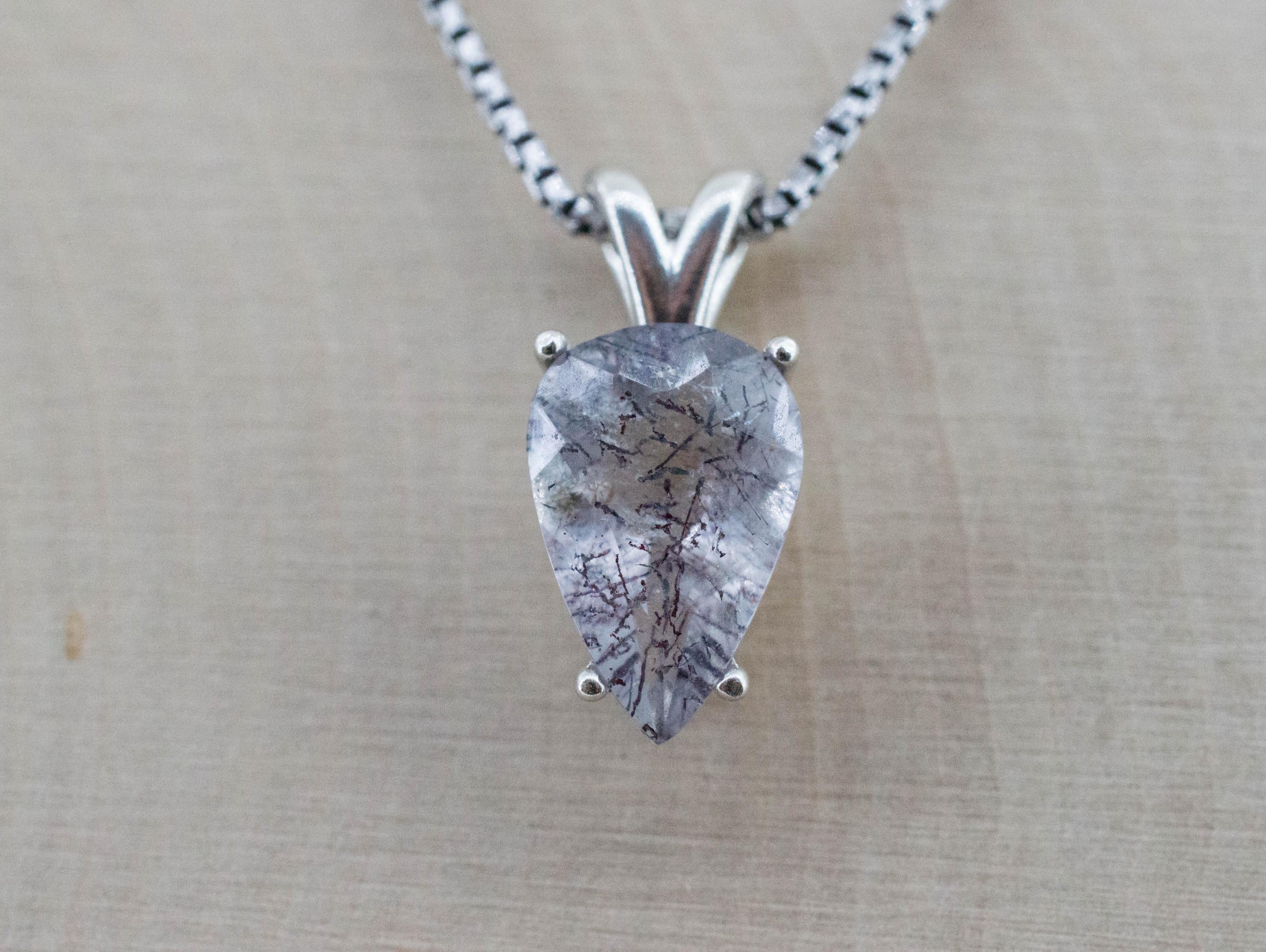Lepidocrocite Pendant; Natural Untreated Brazil Lepidocrocite Quartz; 2.955cts