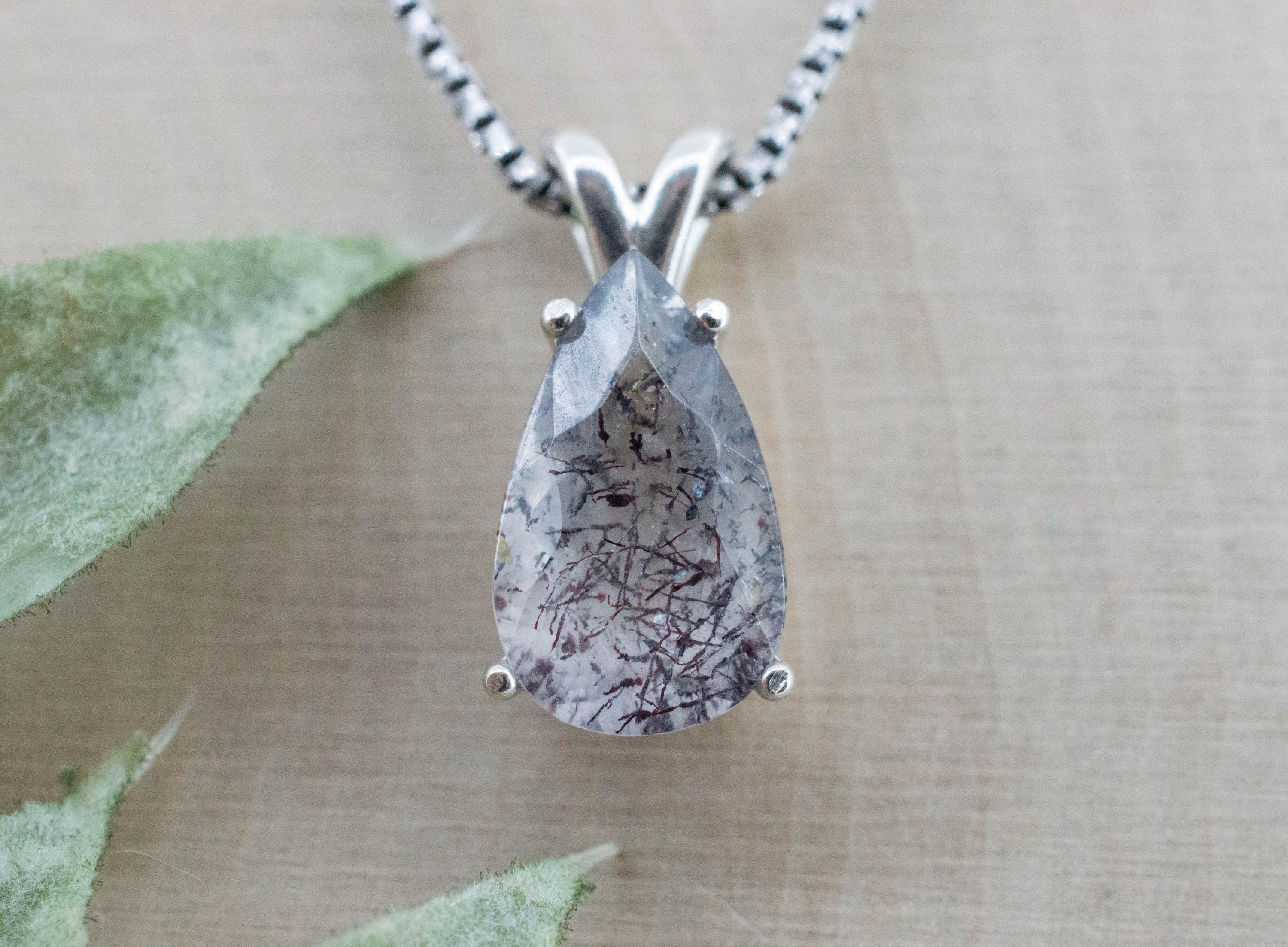 Lepidocrocite Pendant; Natural Untreated Brazil Lepidocrocite Quartz; 3.545cts