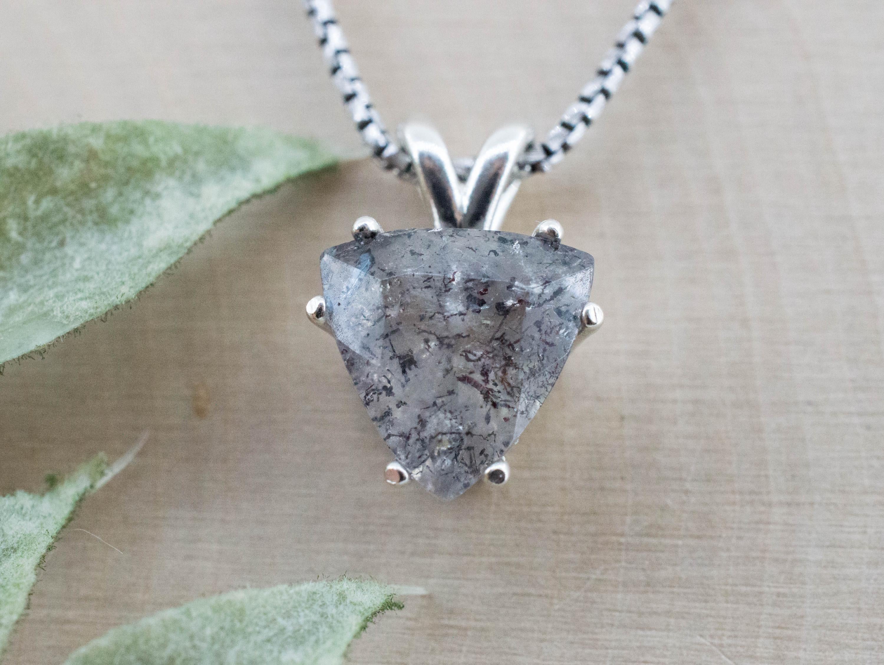 Lepidocrocite Pendant; Natural Untreated Brazil Lepidocrocite Quartz; 3.855cts