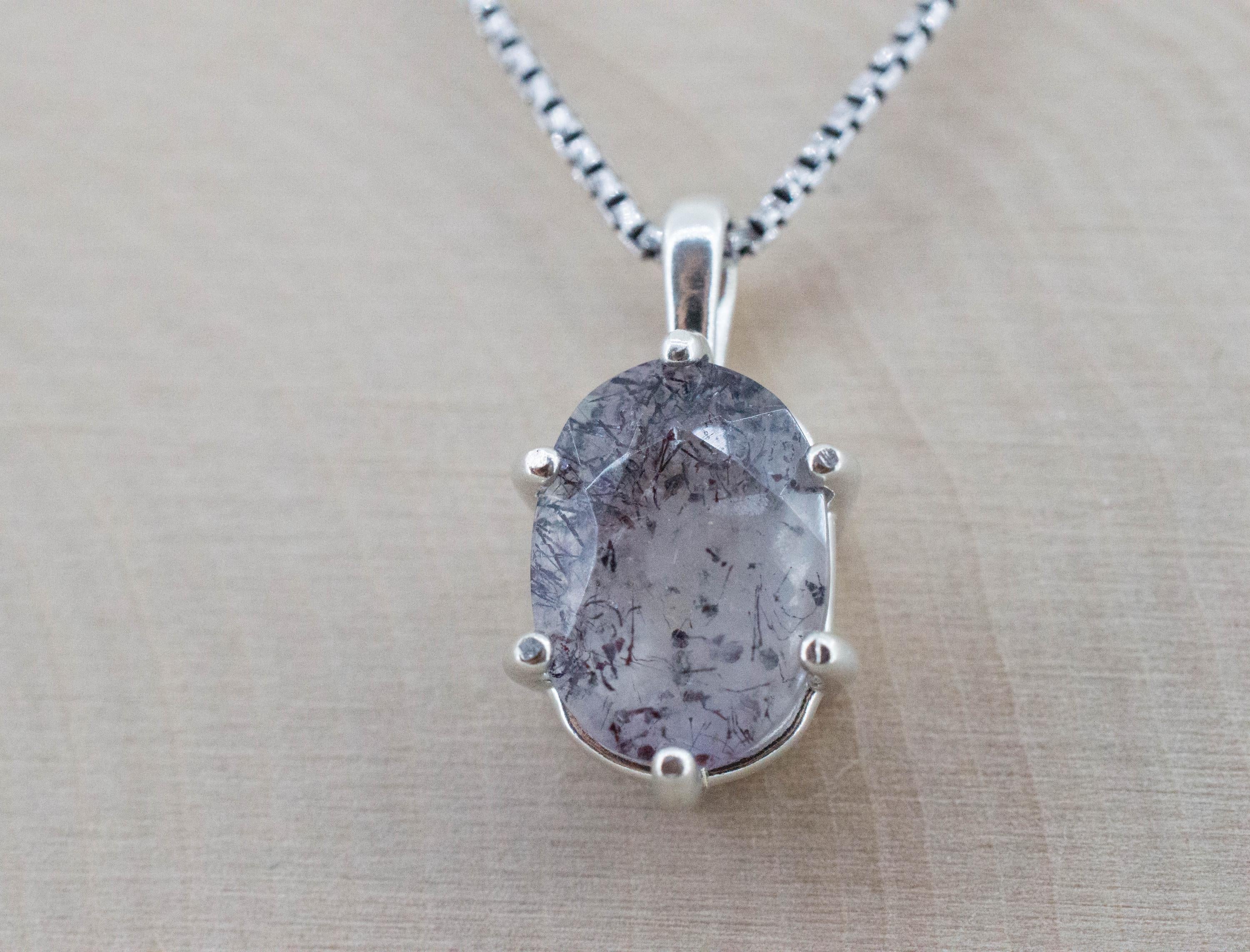 Lepidocrocite Pendant; Natural Untreated Brazil Lepidocrocite Quartz; 5.510cts