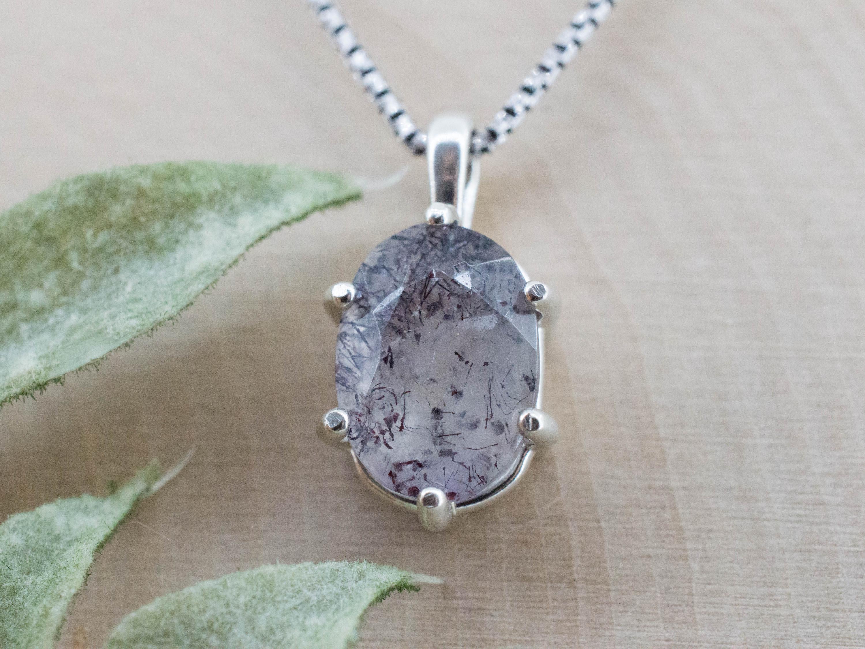 Lepidocrocite Pendant; Natural Untreated Brazil Lepidocrocite Quartz; 5.510cts