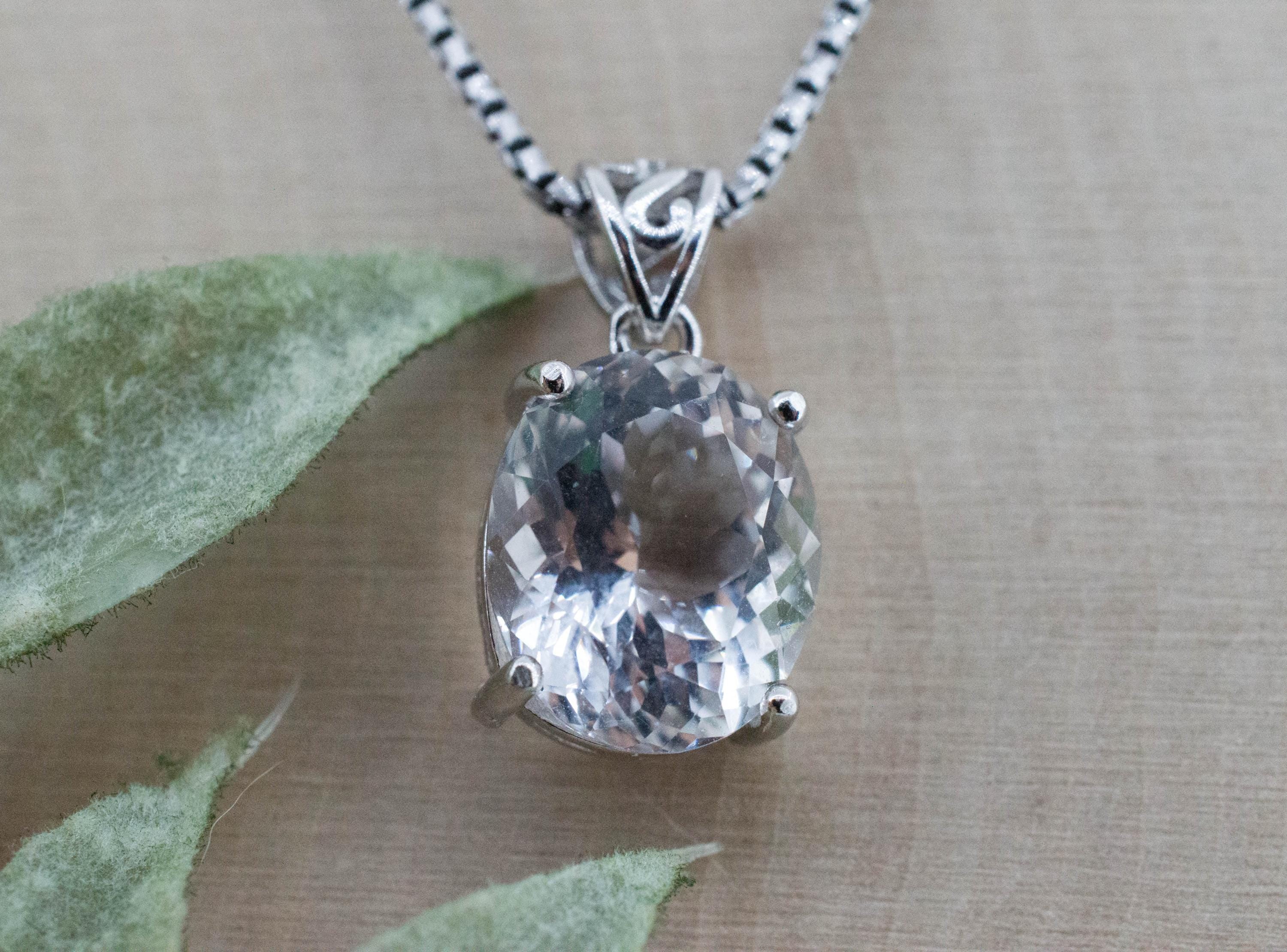 Quartz Pendant, Natural Untreated Tanzania Mondo Quartz; 4.750cts