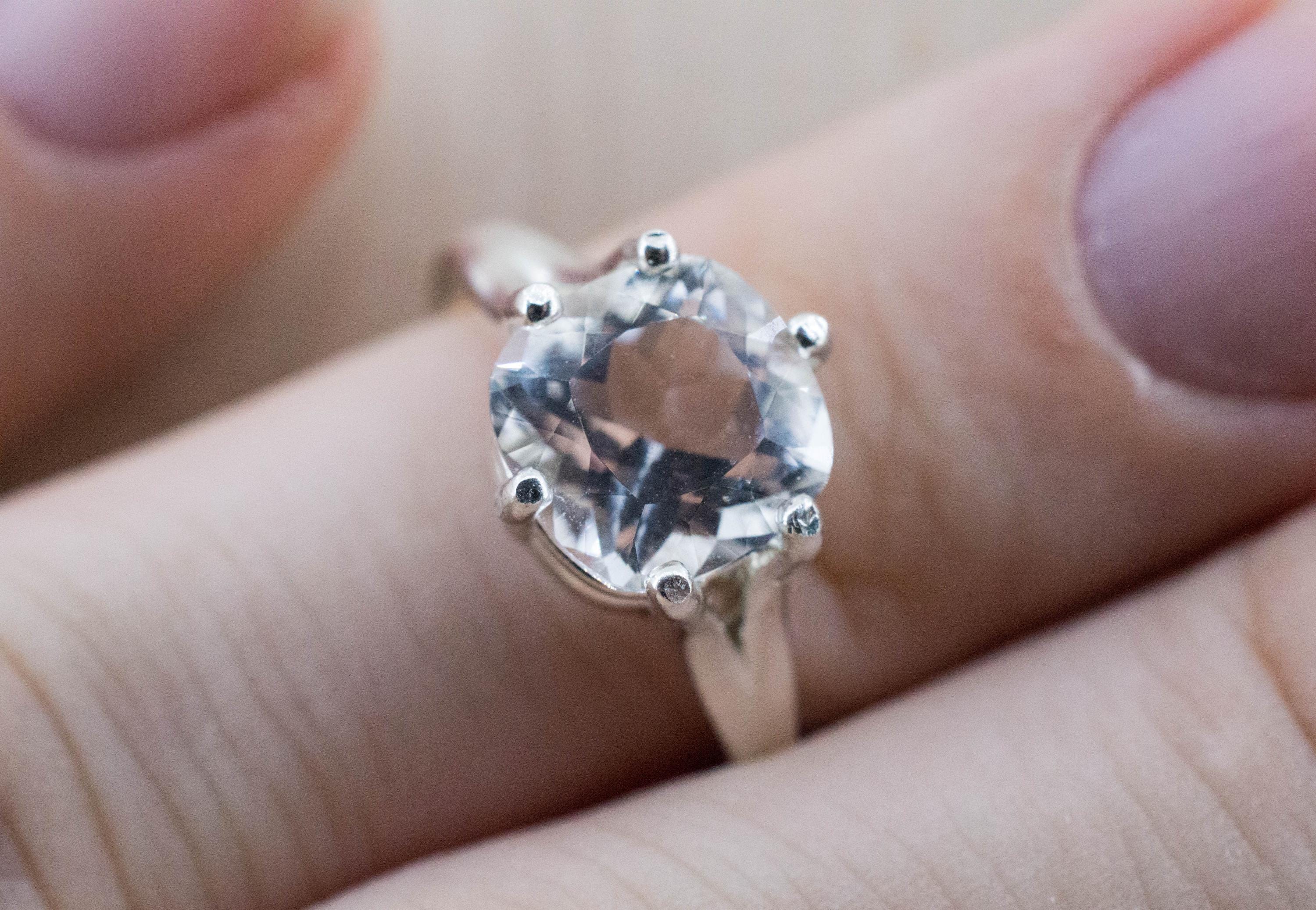 Quartz Ring, Natural Untreated Tanzania Mondo Quartz; 2.675cts