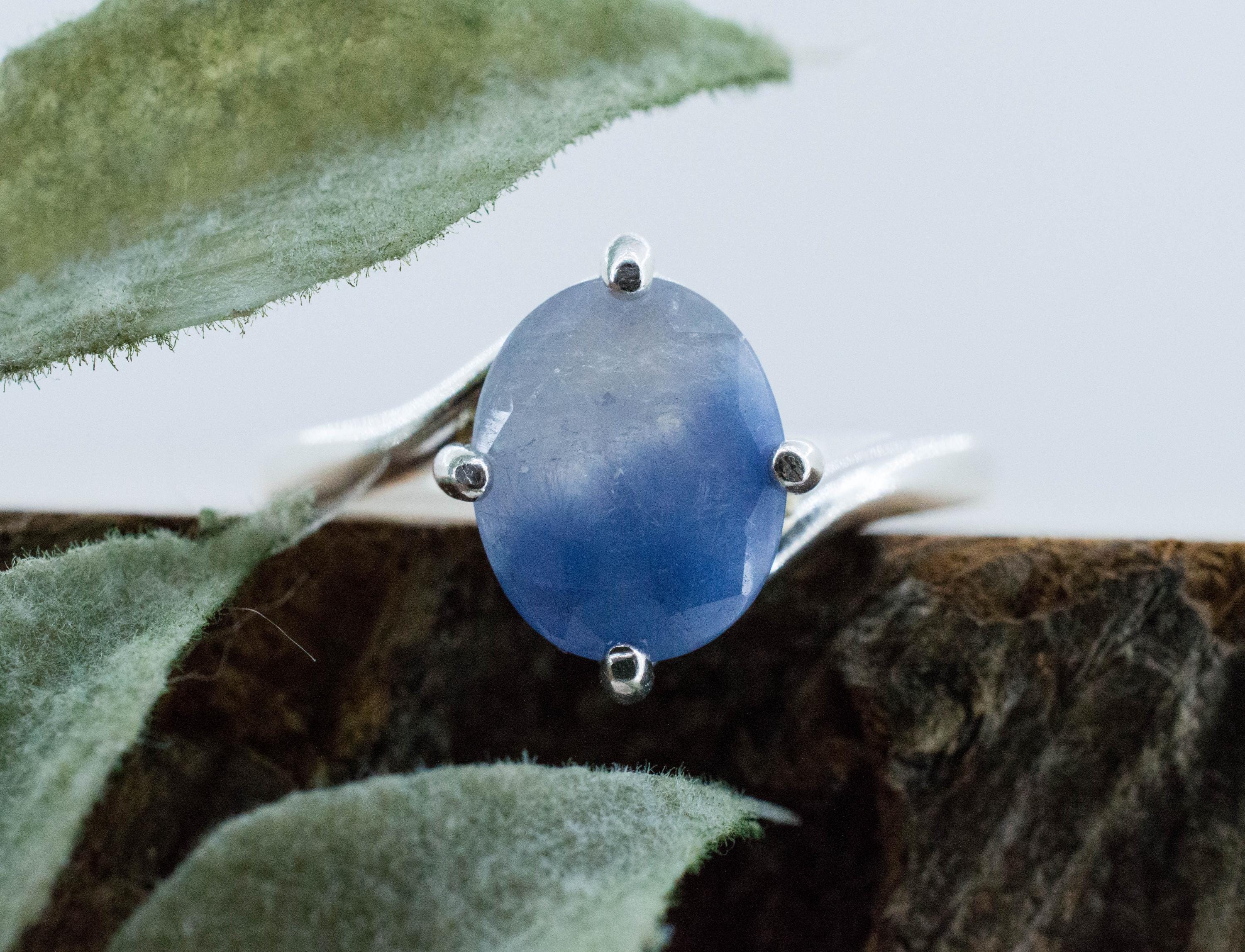 Dumortierite Quartz Ring; Natural Untreated Brazil Dumortierite; 2.120cts