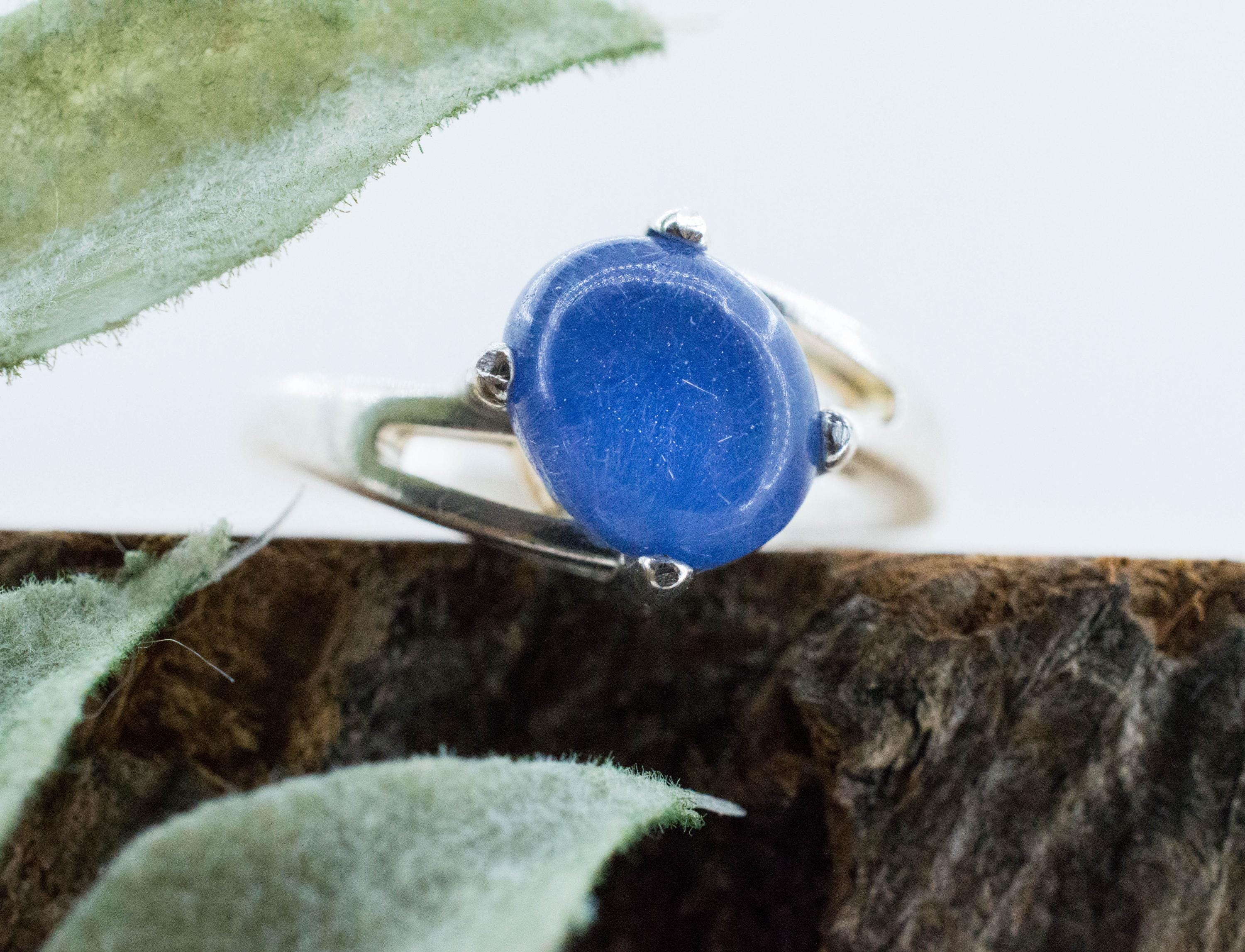 Dumortierite Quartz Ring; Natural Untreated Brazil Dumortierite; 2.520cts