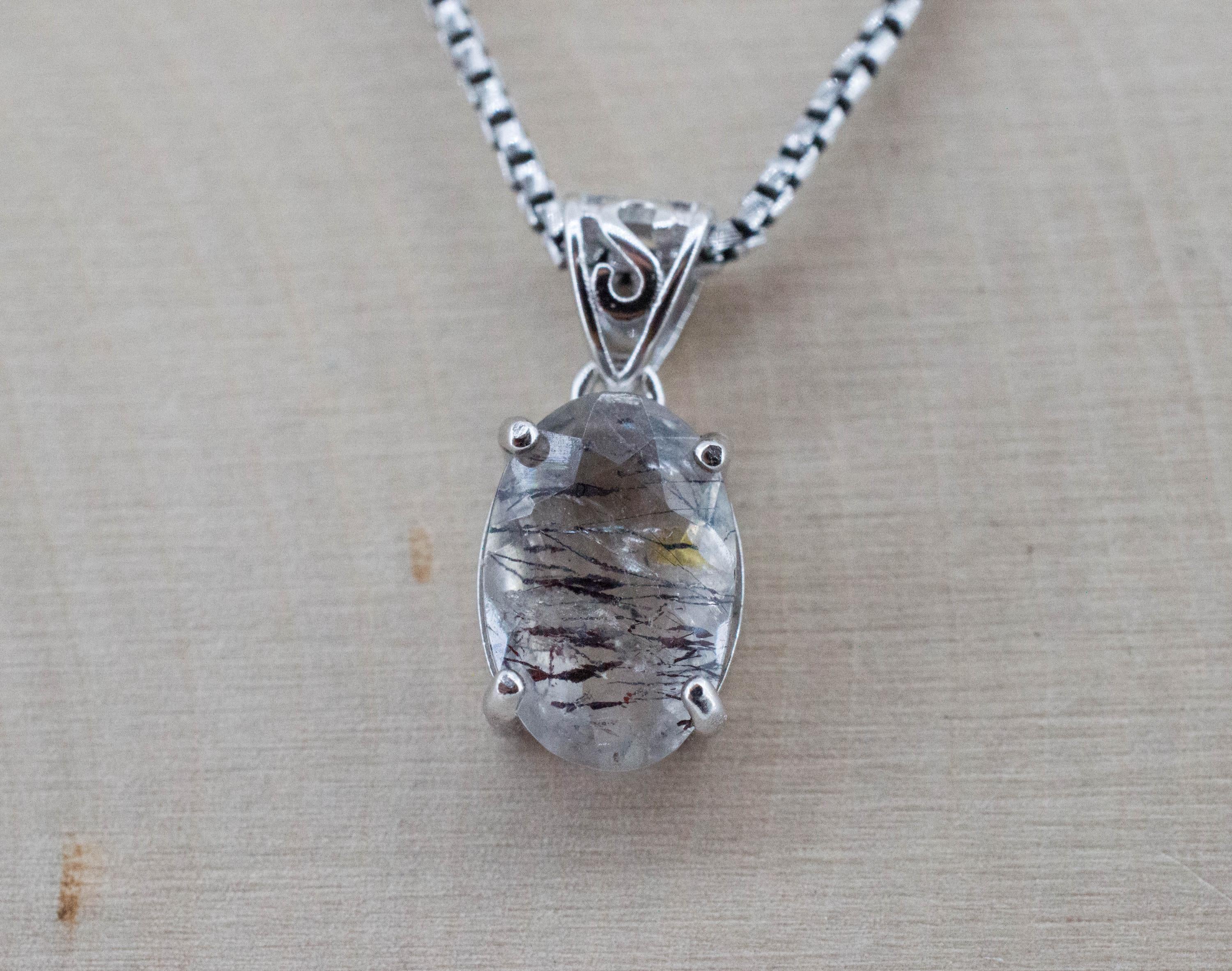 Lepidocrocite Pendant; Natural Untreated Brazil Lepidocrocite Quartz; 1.845cts