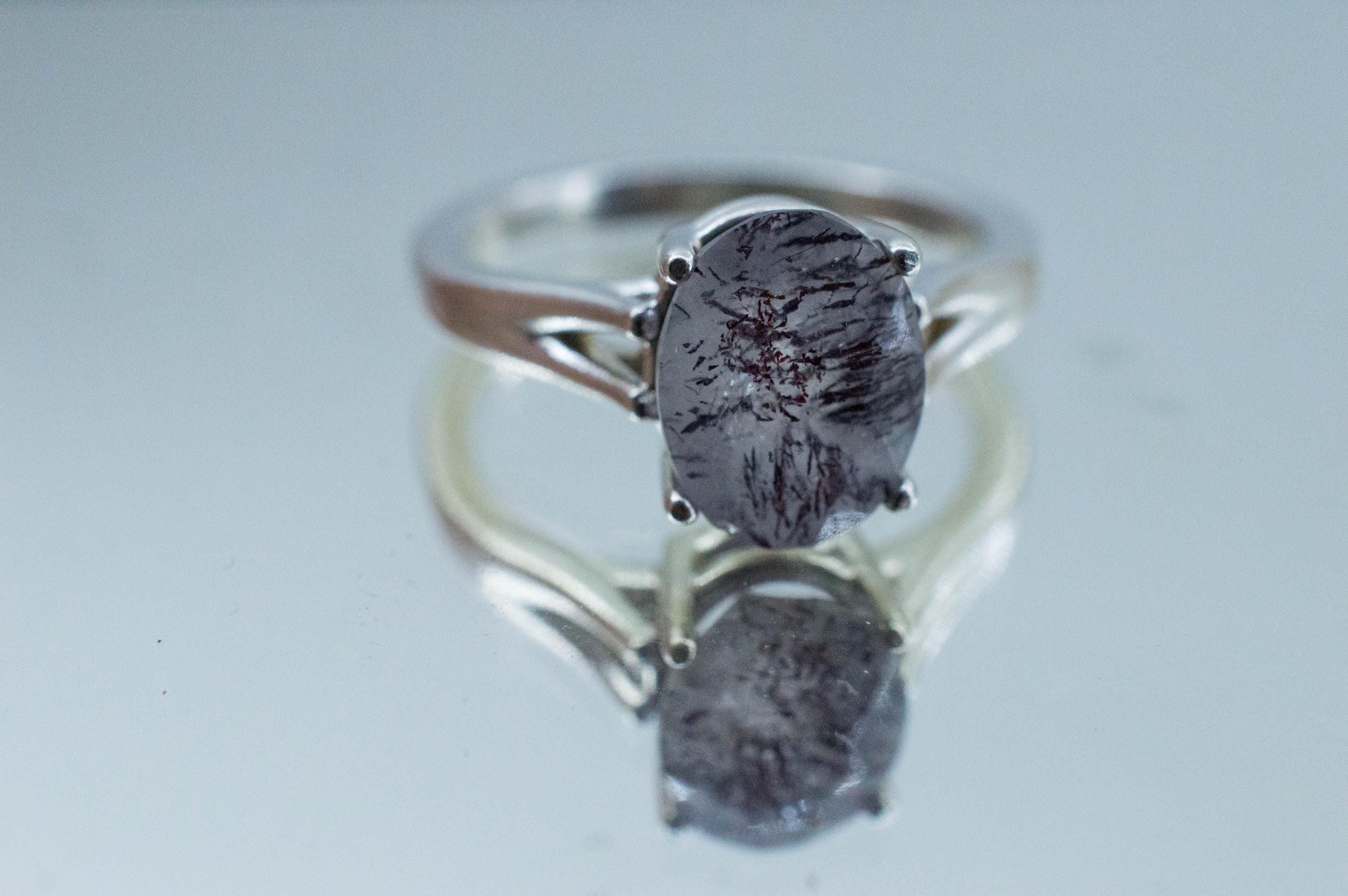 Lepidocrocite Quartz Ring; Natural Untreated Brazil Included Quartz; 2.740cts