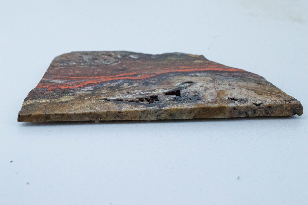 Myrickite Slab; Natural Untreated California Cinnabar