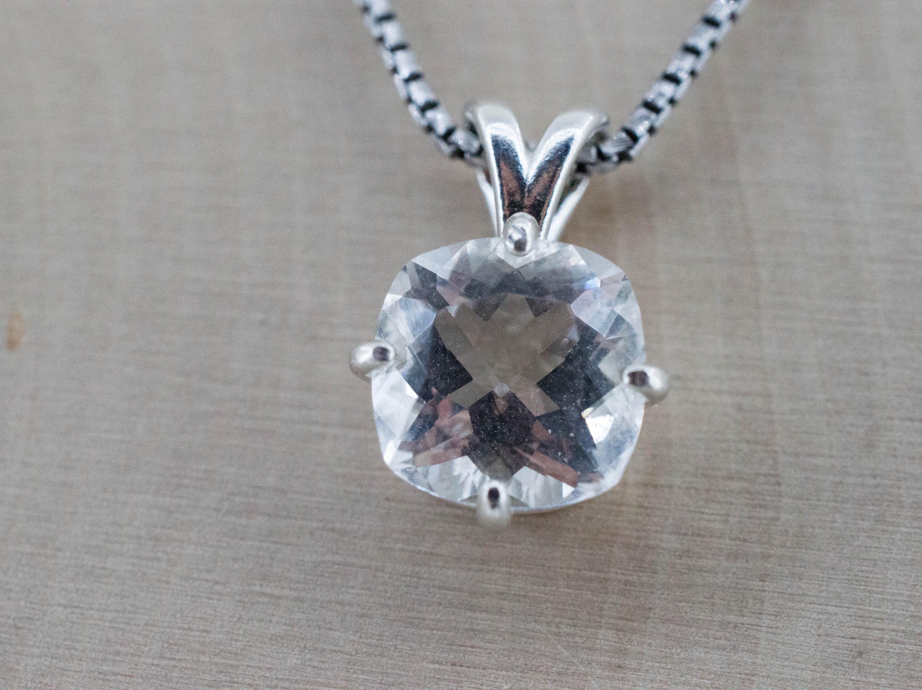 Quartz Pendant, Natural Untreated Tanzania Mondo Quartz; 3.310cts