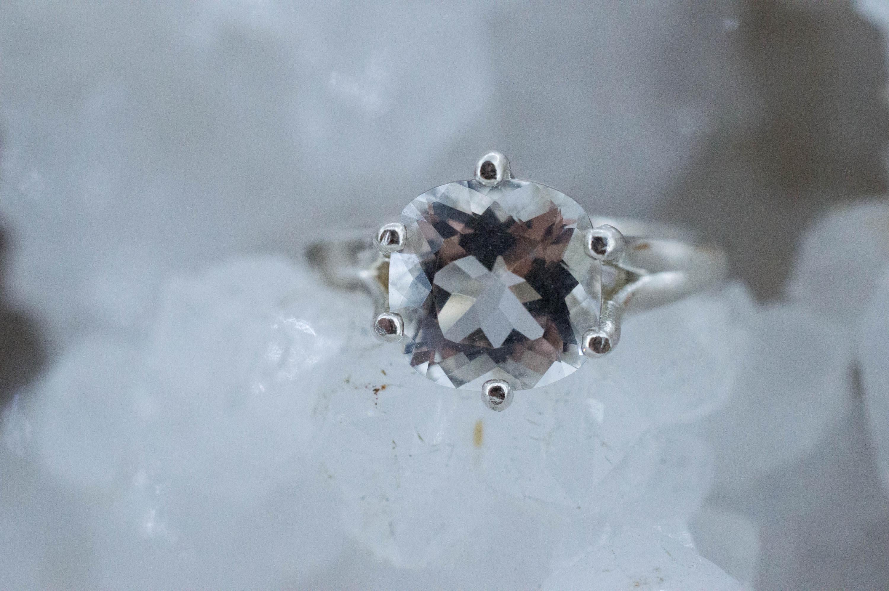 Quartz Ring, Natural Untreated Tanzania Mondo Quartz; 2.675cts