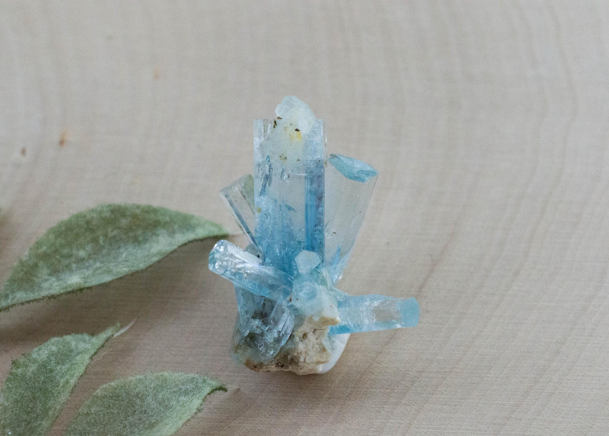 Aquamarine Specimen; Natural Untreated Zimbabwe Aquamarine; 26.355cts