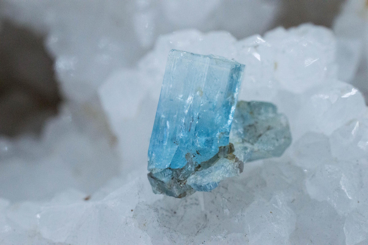 Aquamarine Specimen; Natural Untreated Zimbabwe Aquamarine; 34.280cts