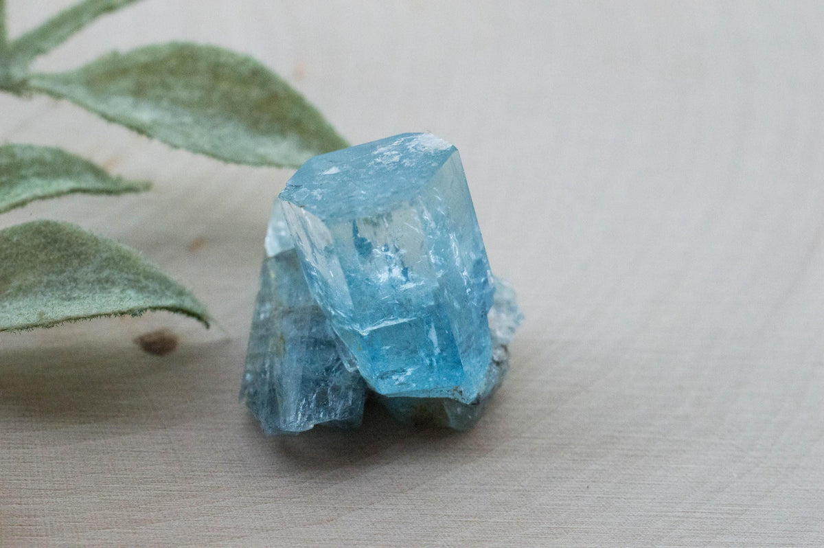 Aquamarine Specimen; Natural Untreated Zimbabwe Aquamarine; 34.280cts