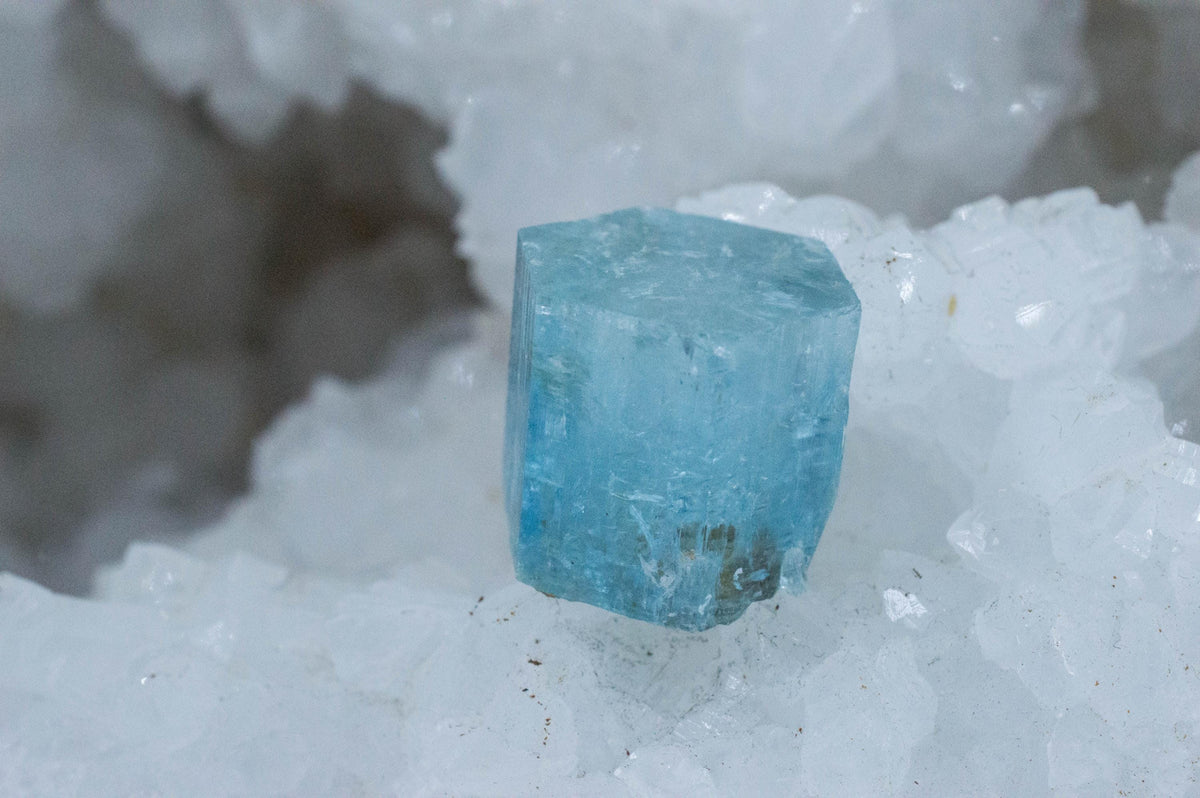 Aquamarine Specimen; Natural Untreated Zimbabwe Aquamarine; 62.425cts