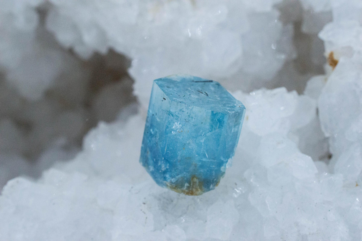 Aquamarine Specimen; Natural Untreated Zimbabwe Aquamarine; 85.710cts