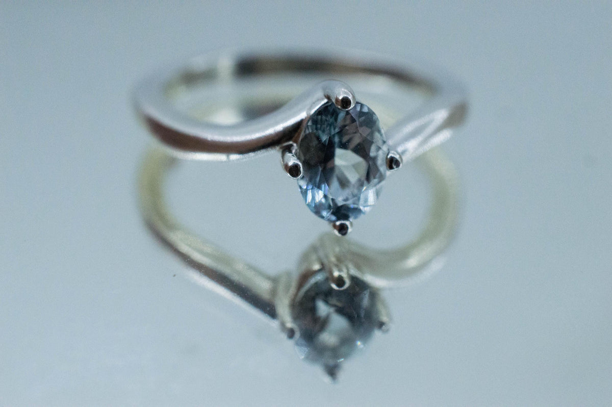 Aquamarine Ring, Natural Untreated Brazil Aquamarine; 0.735cts