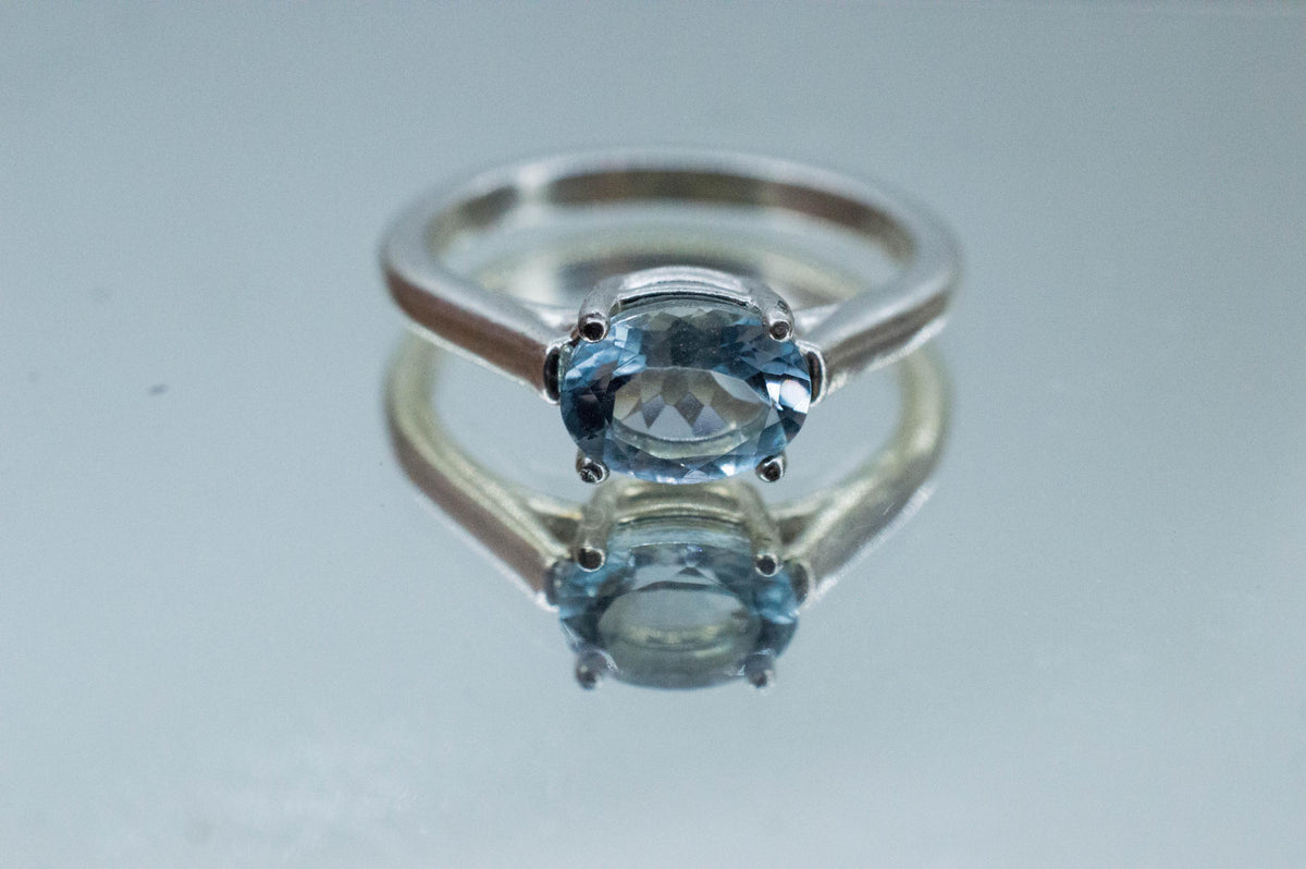 Aquamarine Ring, Natural Untreated Mozambique Aquamarine; 1.185cts