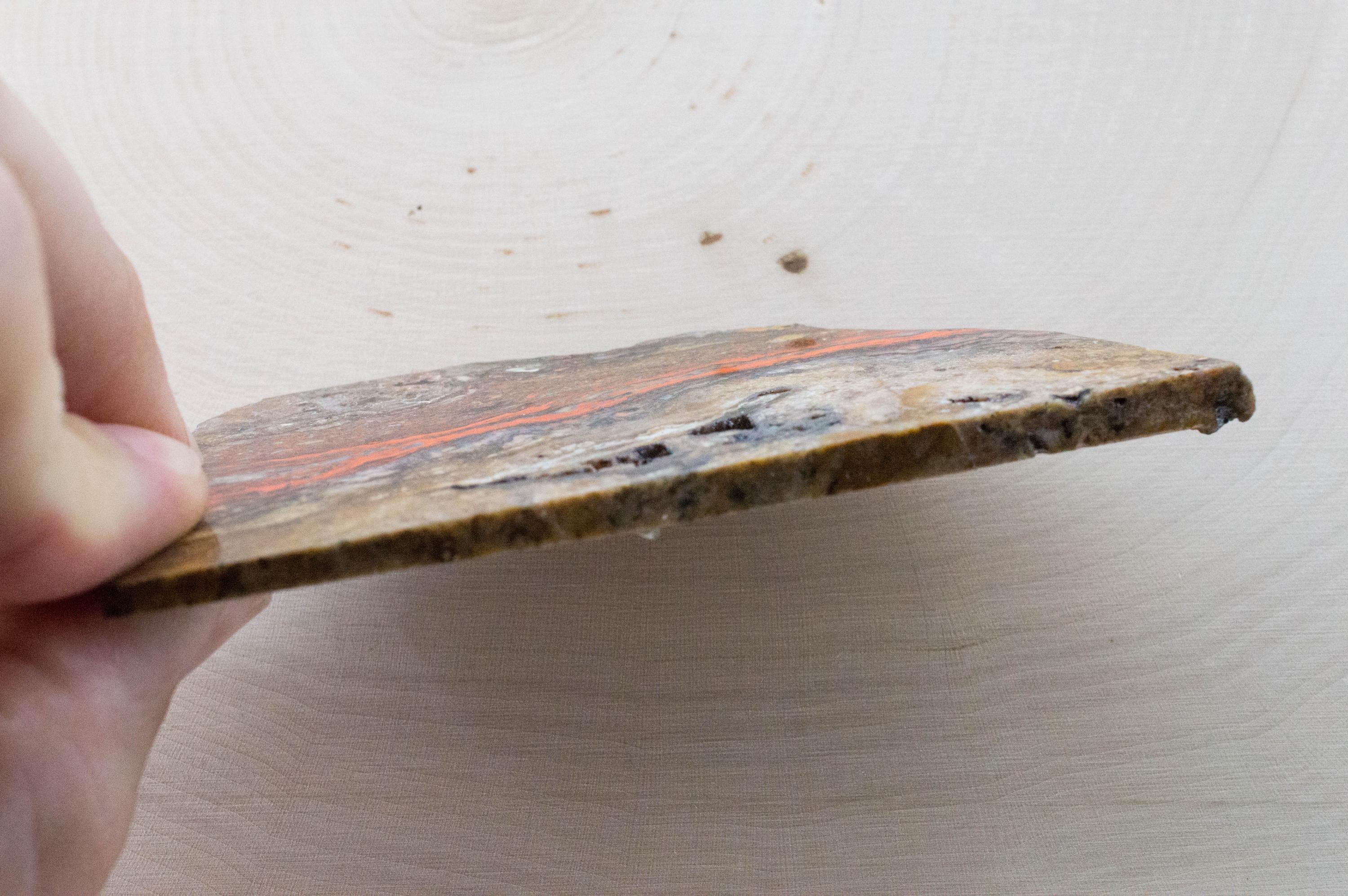 Myrickite Slab; Natural Untreated California Cinnabar