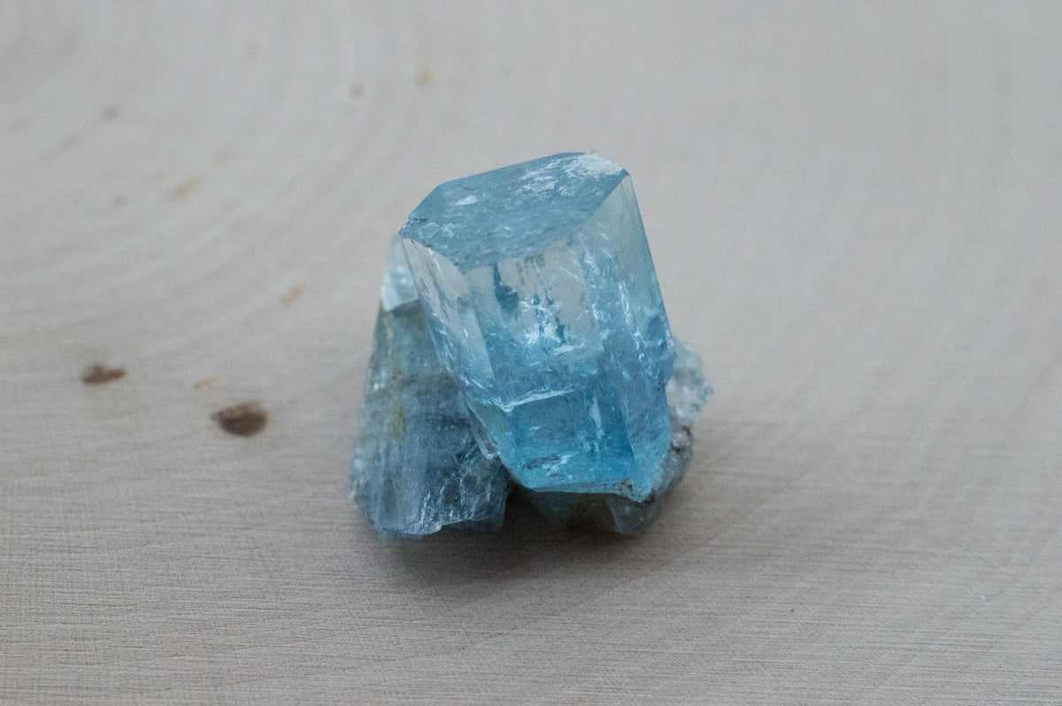 Aquamarine Specimen; Natural Untreated Zimbabwe Aquamarine; 34.280cts