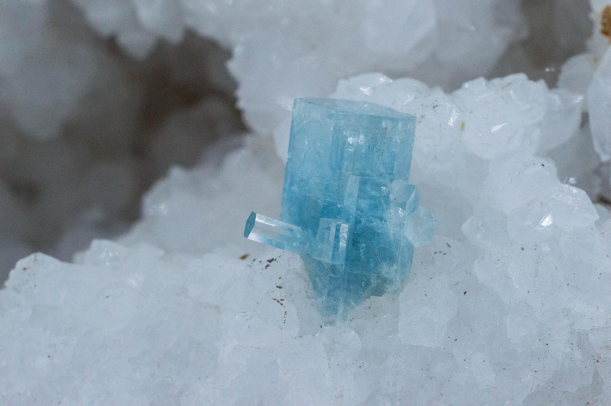 Aquamarine Specimen; Natural Untreated Zimbabwe Aquamarine; 48.635cts