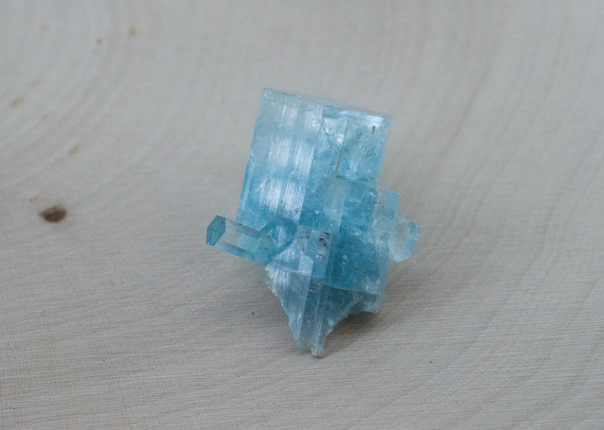 Aquamarine Specimen; Natural Untreated Zimbabwe Aquamarine; 48.635cts