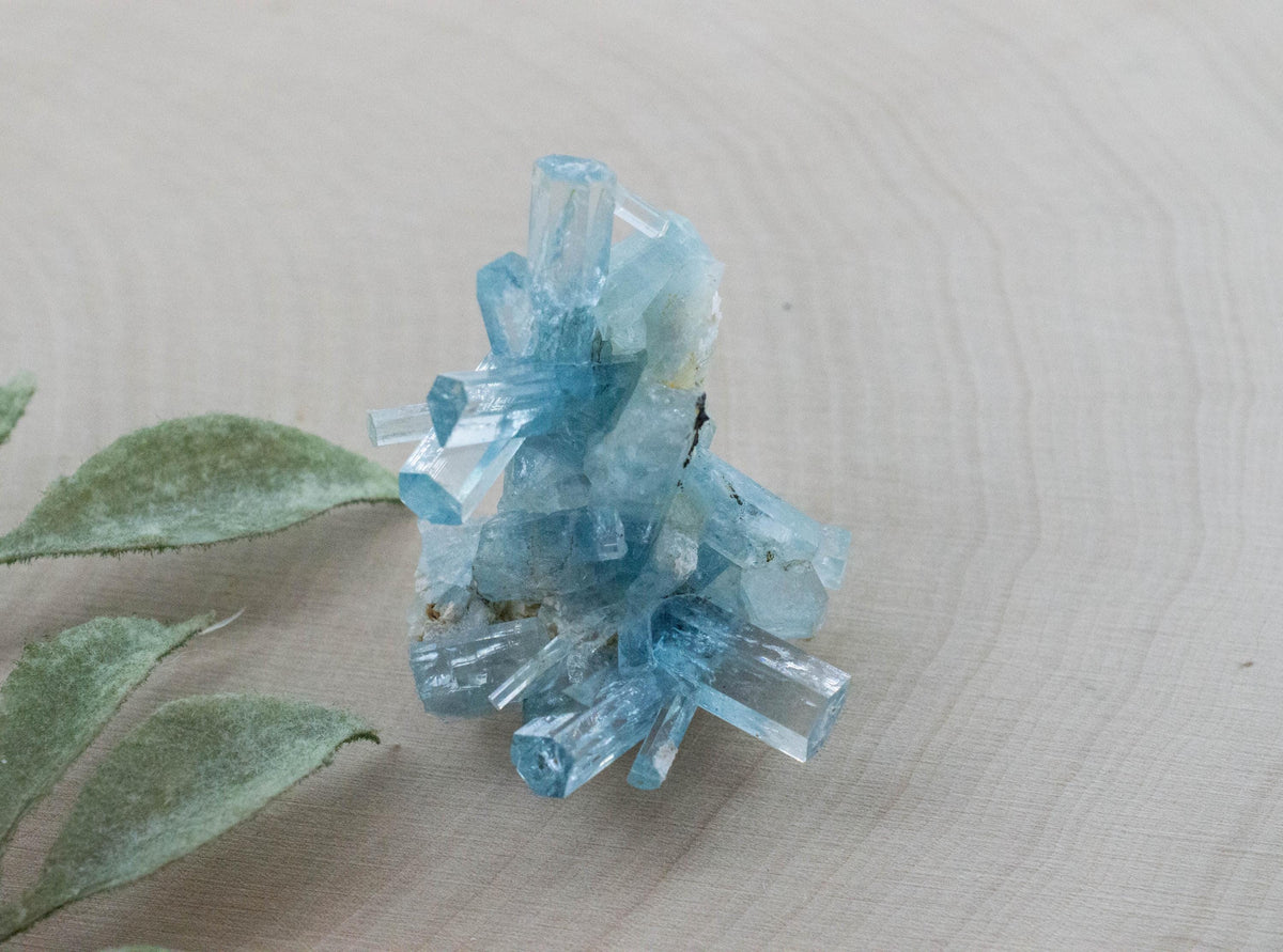 Aquamarine Specimen; Natural Untreated Zimbabwe Aquamarine; 51.230cts