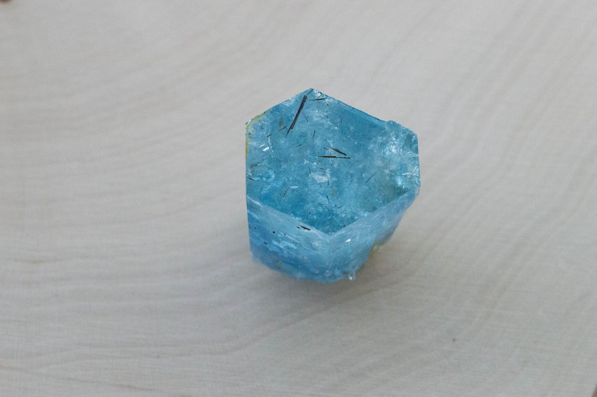 Aquamarine Specimen; Natural Untreated Zimbabwe Aquamarine; 85.710cts