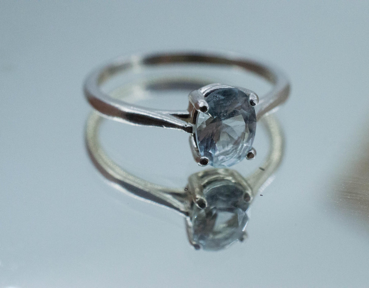 Aquamarine Ring, Natural Untreated Brazil Aquamarine; 0.825cts