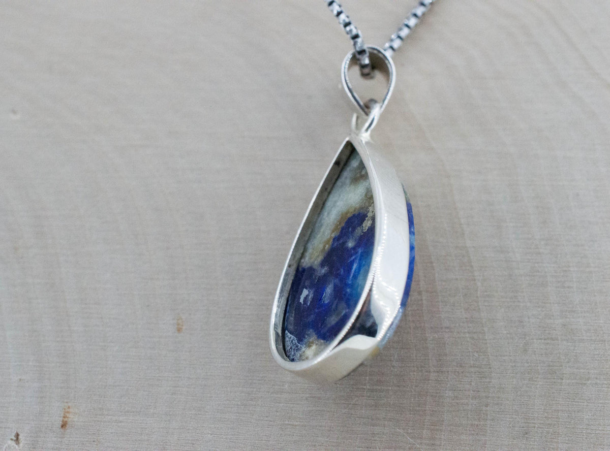 Afghanite Pendant; Natural Untreated Afghanistan Afghanite; 11.355cts - Mark Oliver Gems