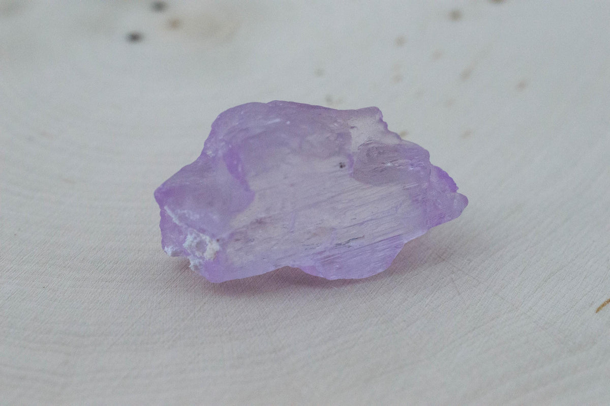 Kunzite Specimen; Natural Untreated Afghanistan Etched Kunzite Crystal; 48.90cts - Mark Oliver Gems