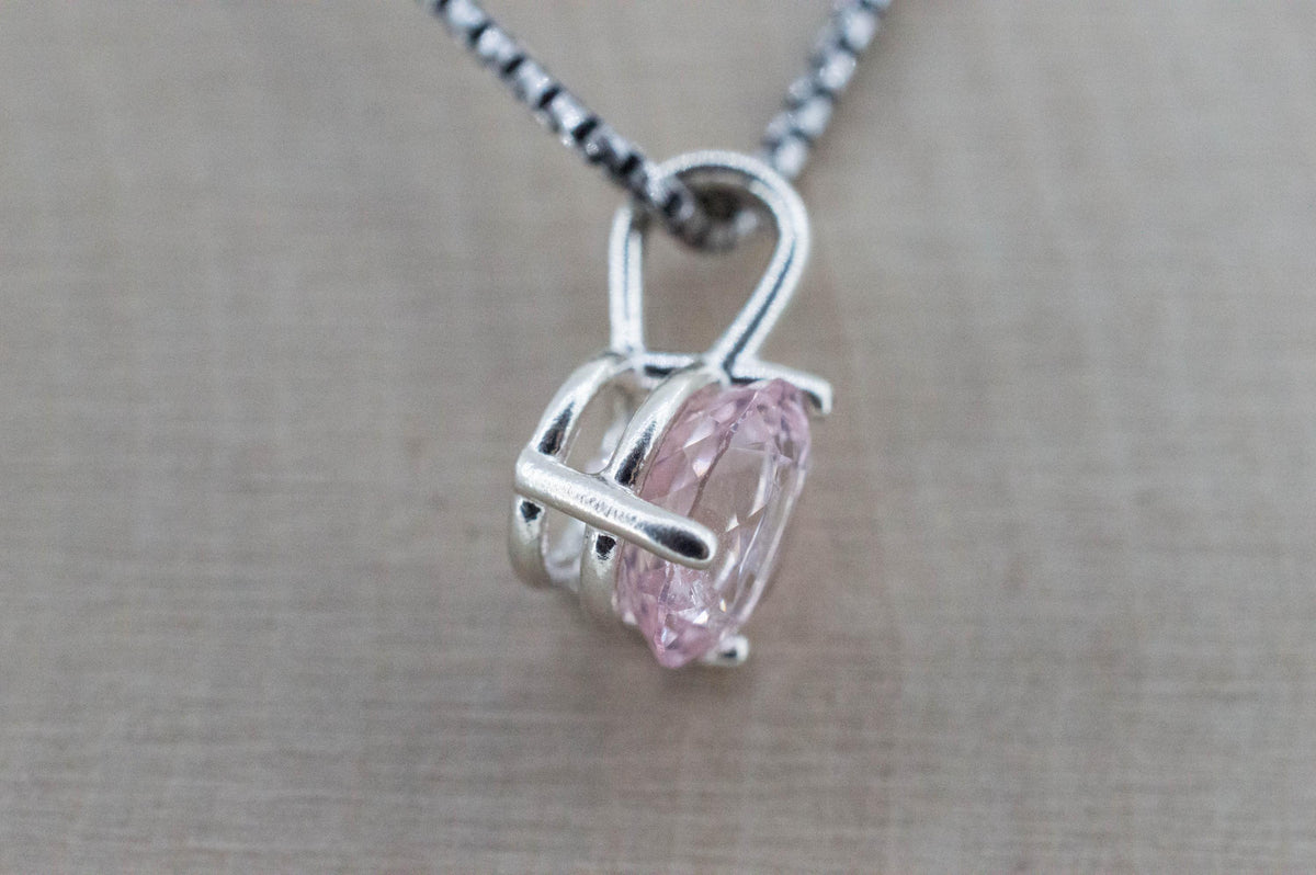 Morganite Pendant; Natural Untreated Brazil Pink Beryl; 2.105cts - Mark Oliver Gems