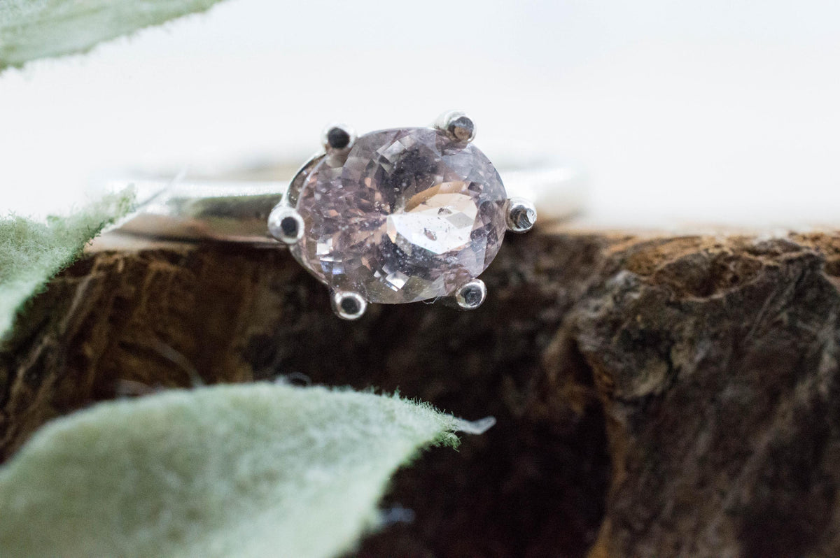 Morganite Ring, Natural Untreated Brazil Peach Beryl; 1.100cts