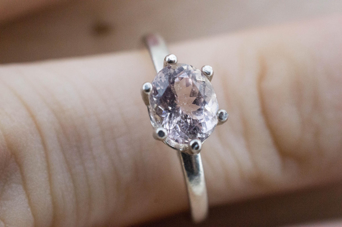 Morganite Ring, Natural Untreated Brazil Peach Beryl; 1.100cts