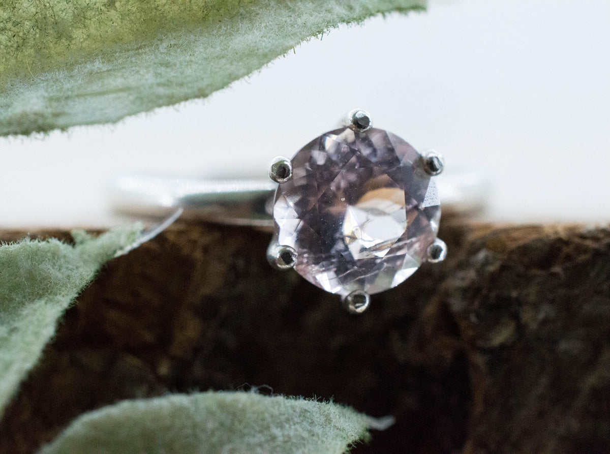 Morganite Ring, Natural Untreated Brazil Peach Beryl; 1.540cts