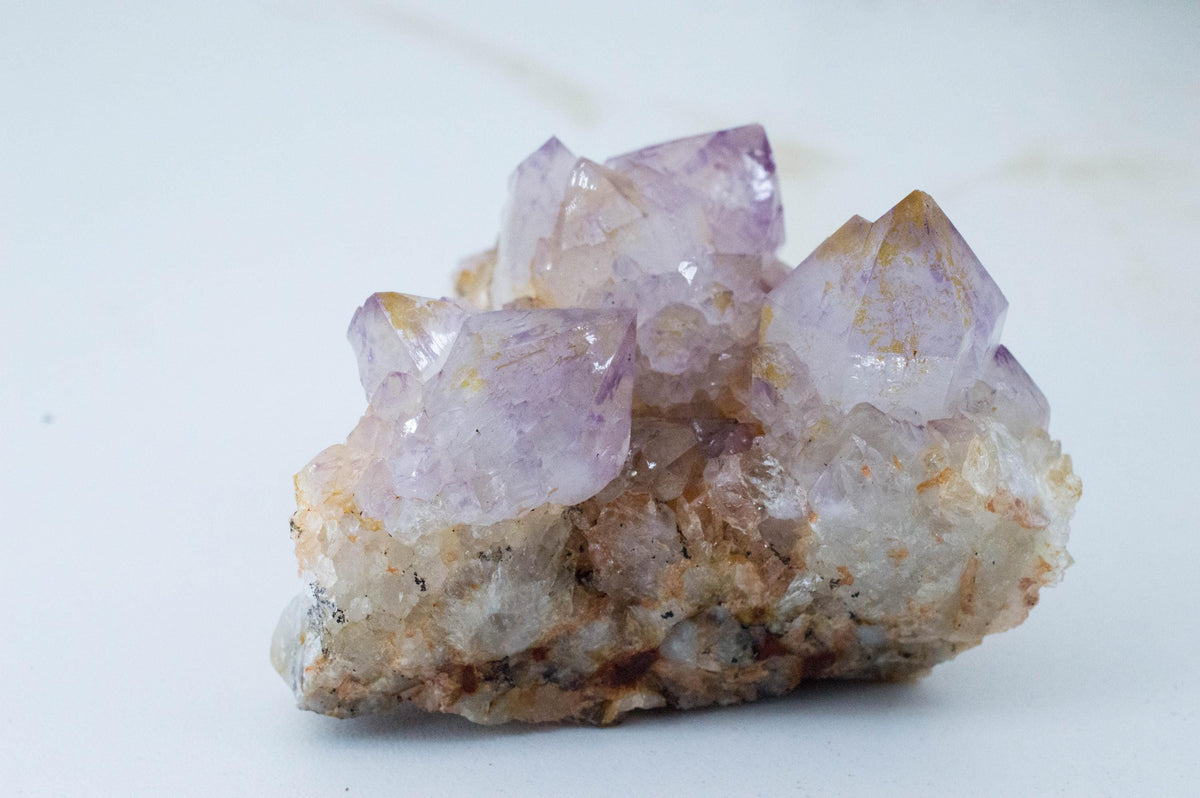 Spirit Quartz Cluster; Natural Untreated South Africa Cactus Quartz; 268.19 grams - Mark Oliver Gems