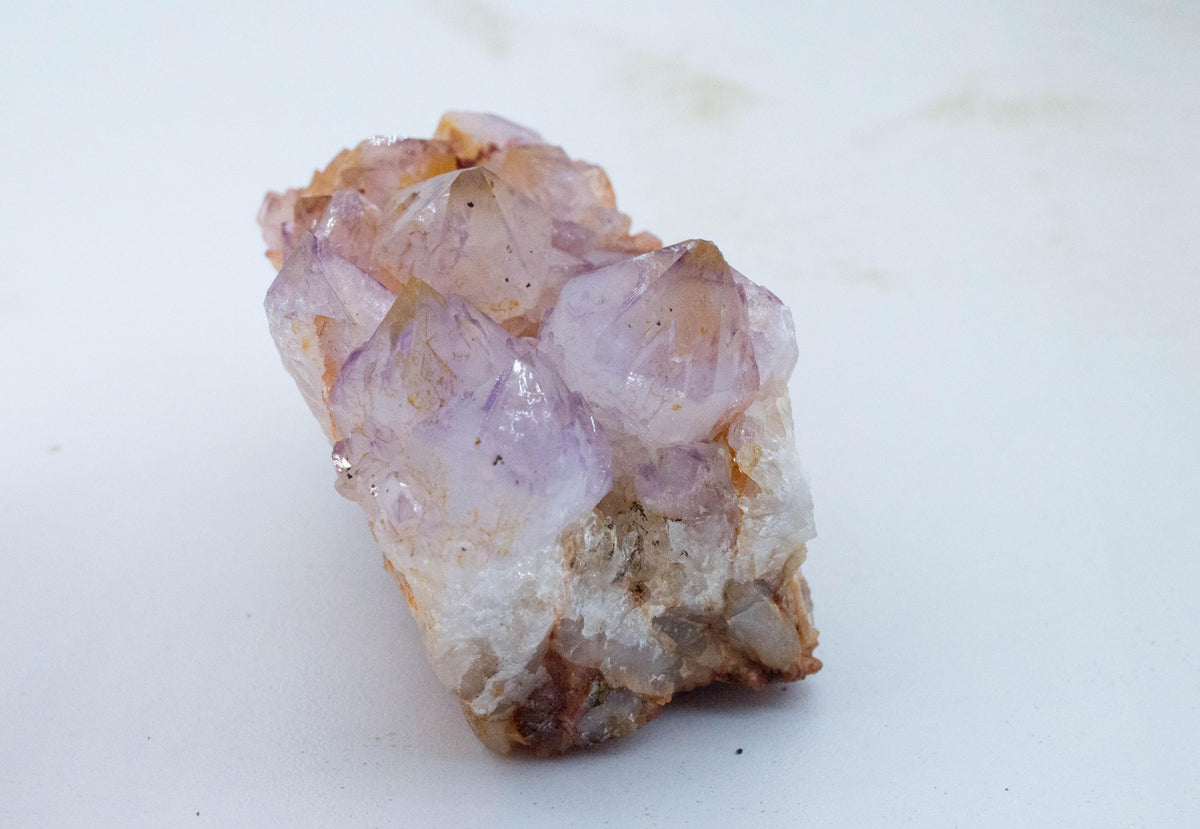 Spirit Quartz Cluster; Natural Untreated South Africa Cactus Quartz; 281.33 grams - Mark Oliver Gems