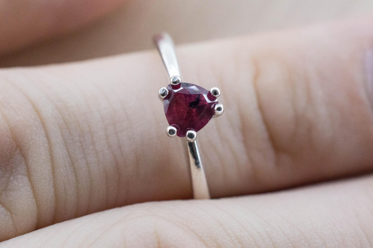 Winza Ruby Sapphire Ring; Natural Untreated Tanzania Ruby; 0.620cts