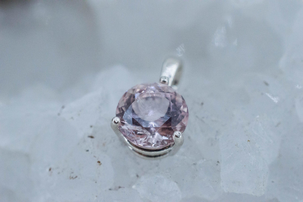 Morganite Pendant; Natural Untreated Brazil Pink Beryl; 2.105cts