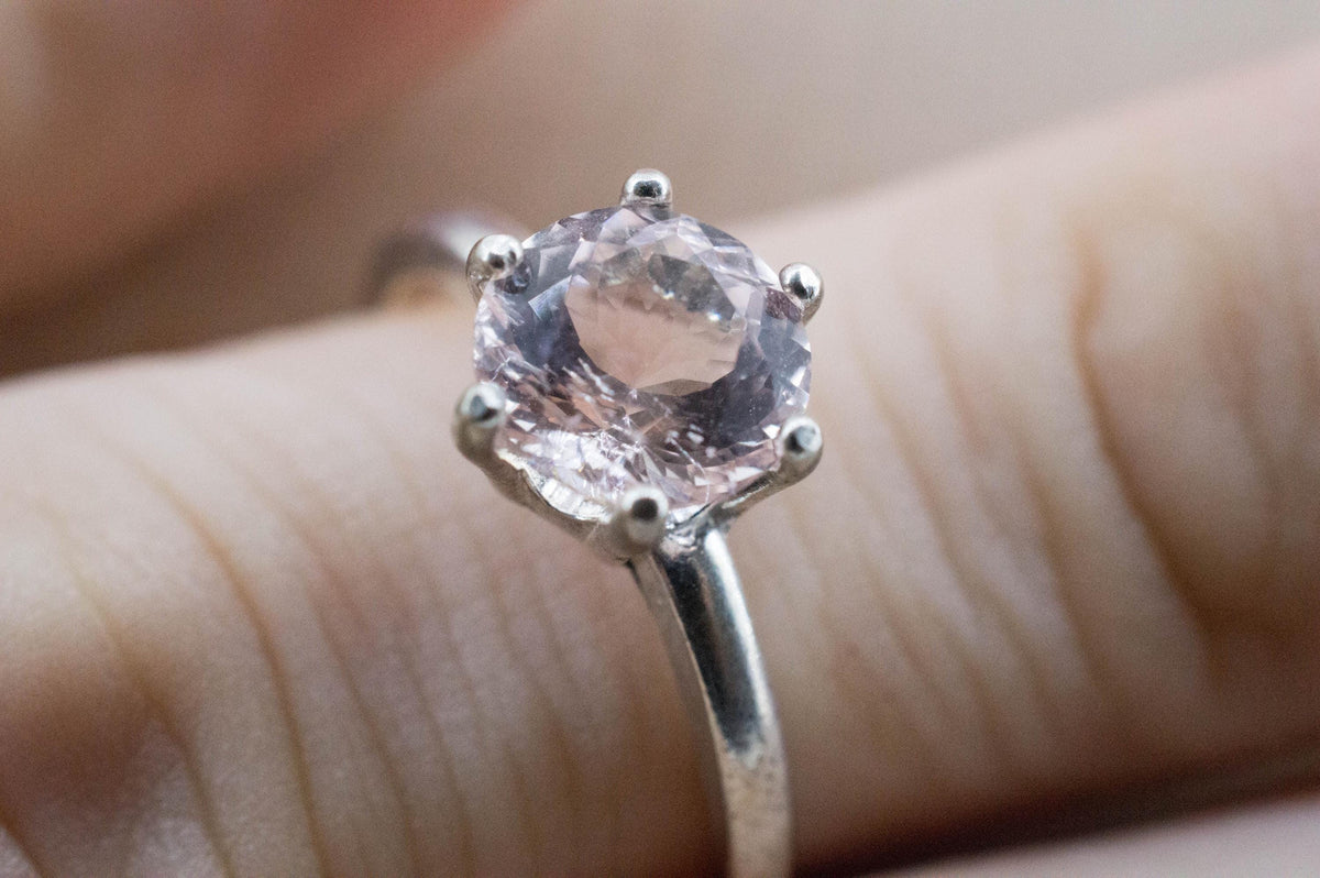 Morganite Ring, Natural Untreated Brazil Peach Beryl; 1.540cts