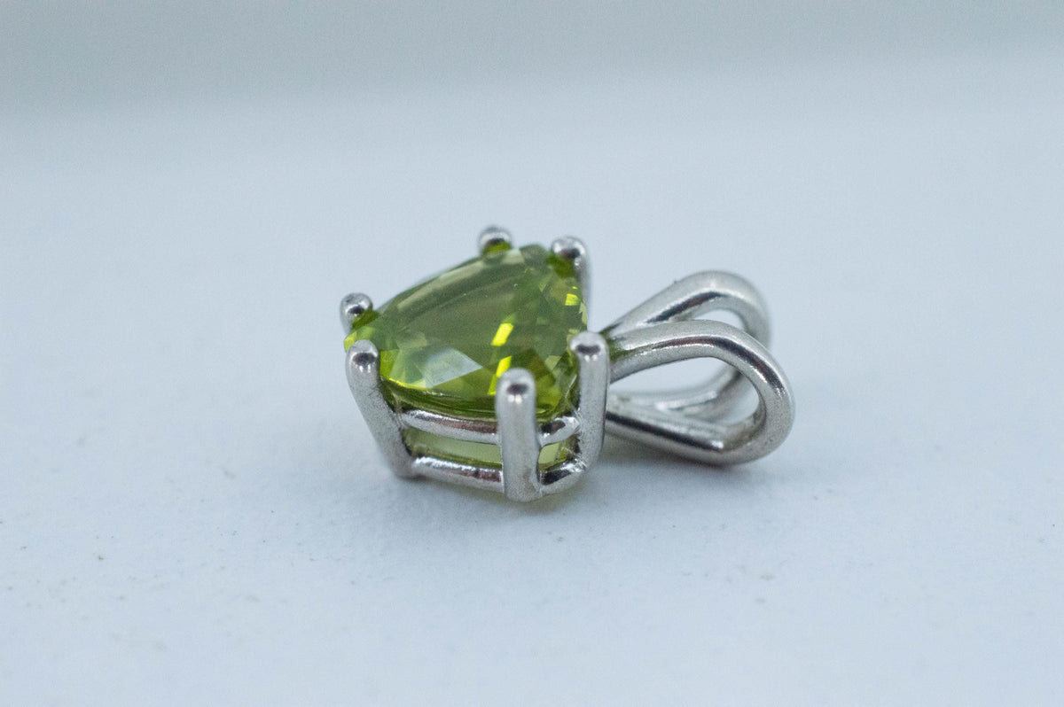 Peridot Pendant; Natural Untreated Tanzania GoGo Peridot; 1.895cts