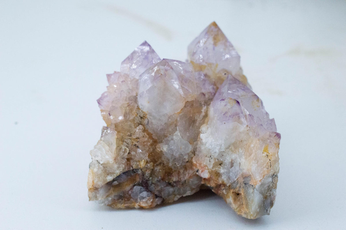 Spirit Quartz Cluster; Natural Untreated South Africa Cactus Quartz; 268.19 grams - Mark Oliver Gems