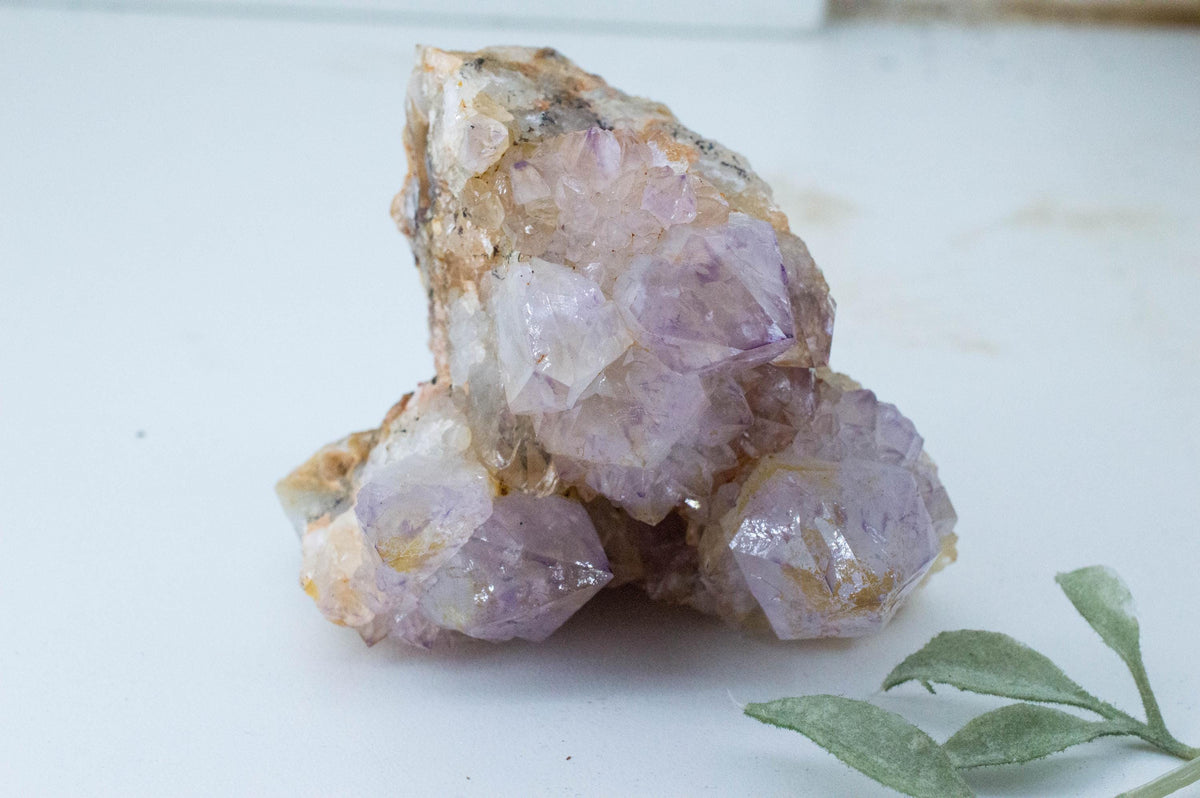 Spirit Quartz Cluster; Natural Untreated South Africa Cactus Quartz; 268.19 grams