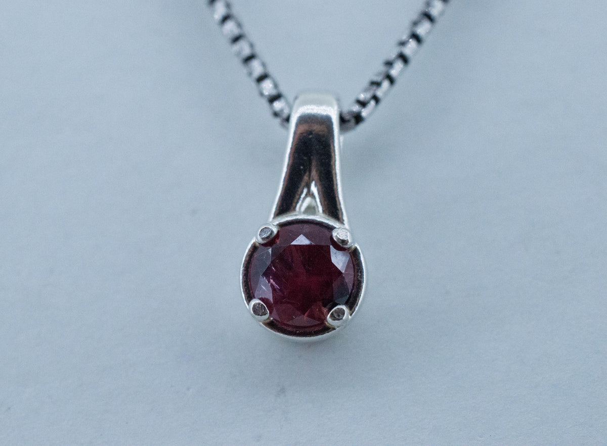 Winza Ruby Sapphire Pendant; Natural Untreated Tanzania Ruby; 0.680cts - Mark Oliver Gems